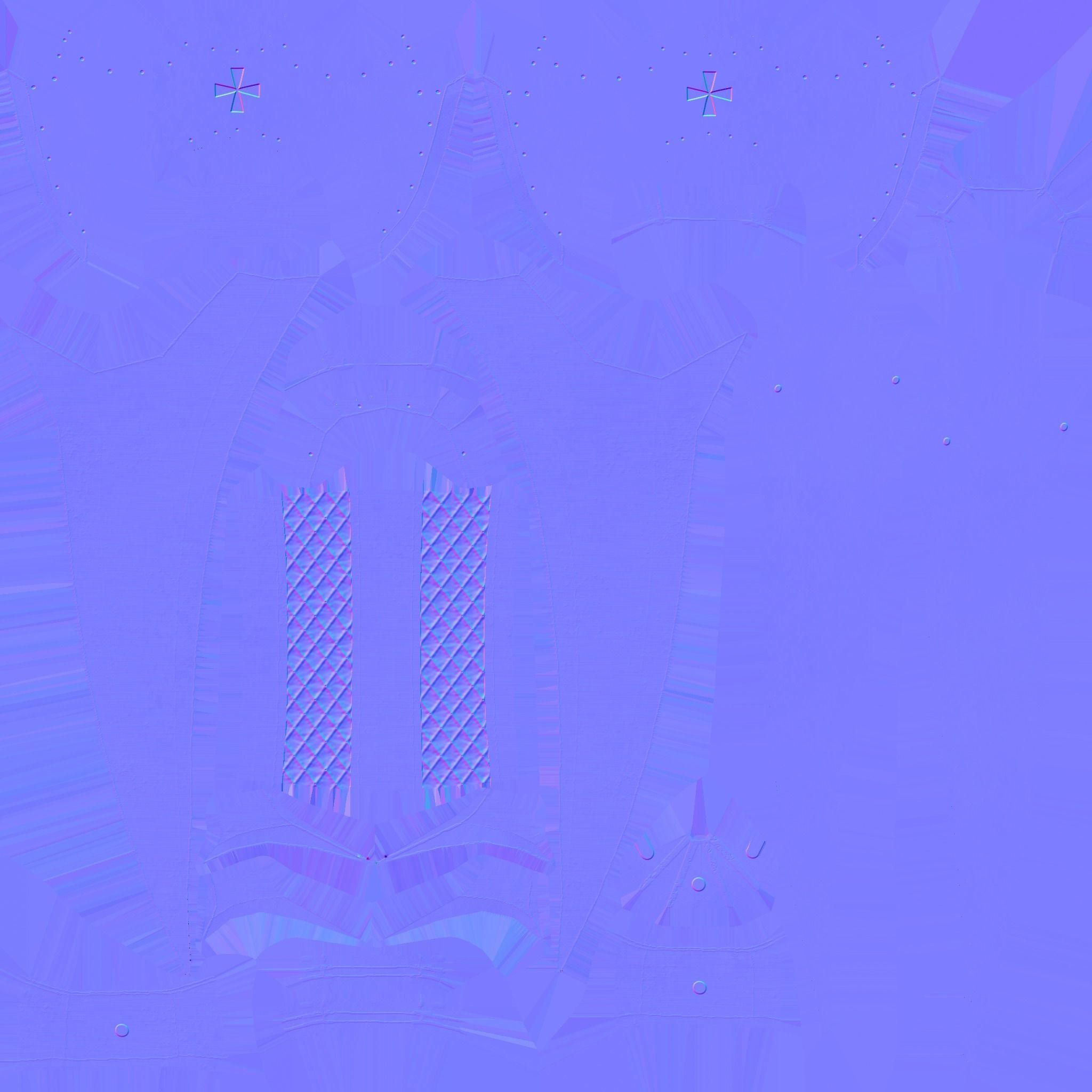 Medieval Dagger 02 Blood - Fantasy Character Weapon Low-poly 3D model_15