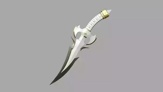 Medieval Dagger 03 Luxury- Fantasy Character Weapon