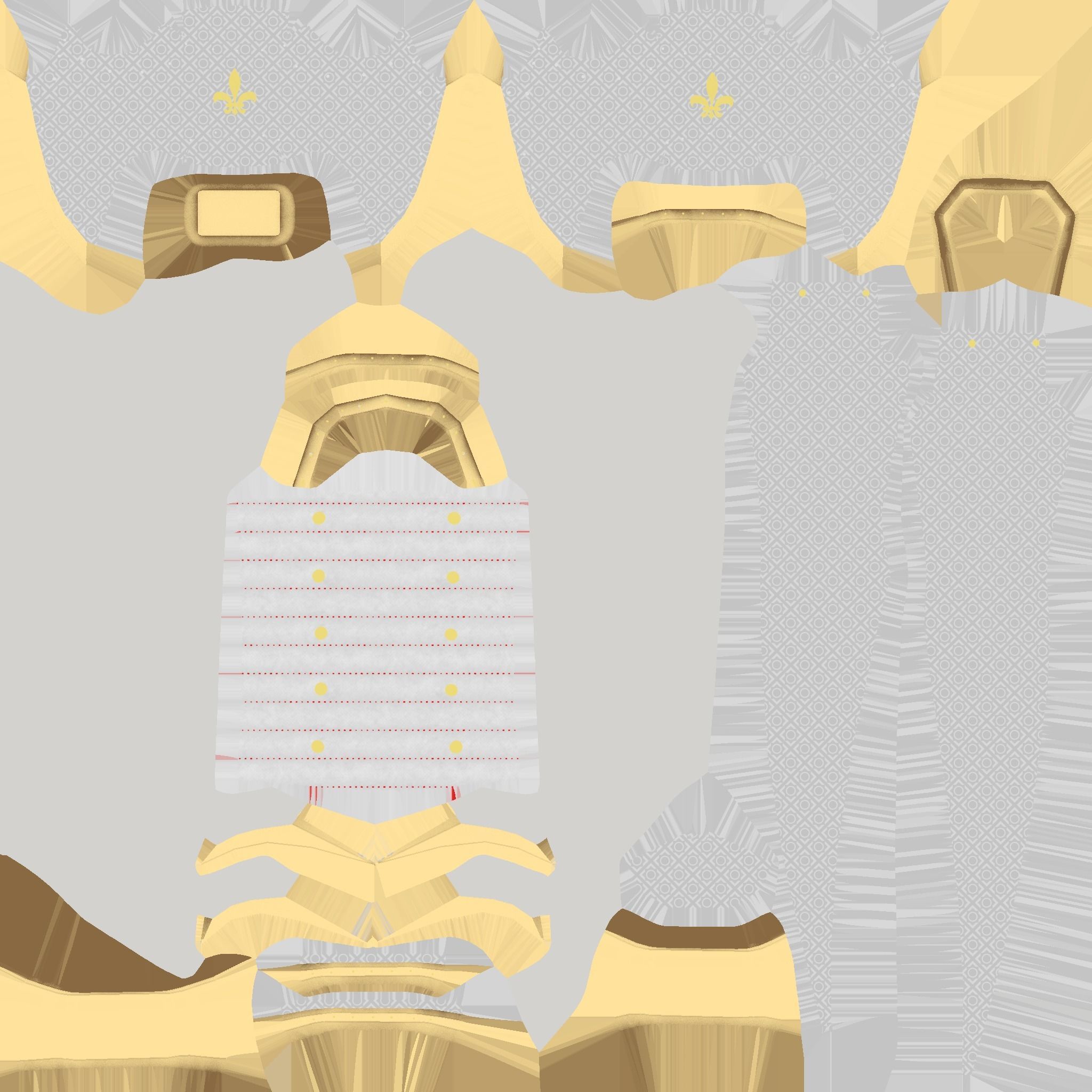 Medieval Dagger 03 Luxury- Fantasy Character Weapon Low-poly 3D model_21