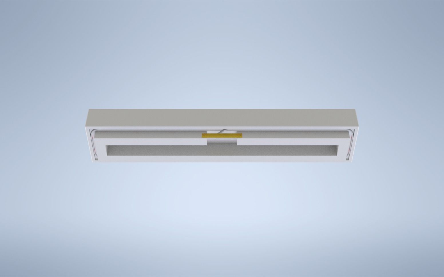 Bench on a concrete base 3D model_2