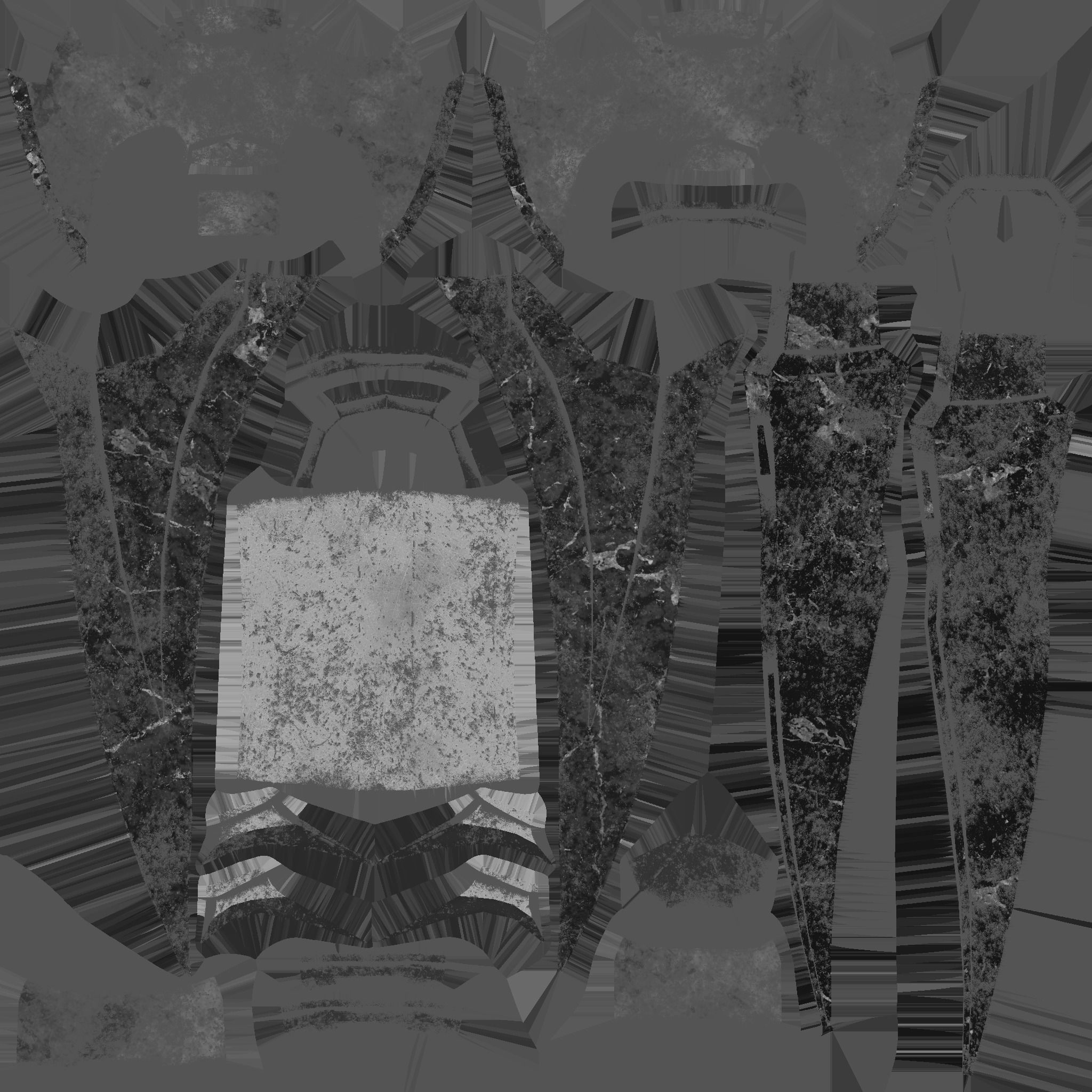 Medieval Dagger 05 Ice Frost - Fantasy Character Weapon Low-poly 3D model_19