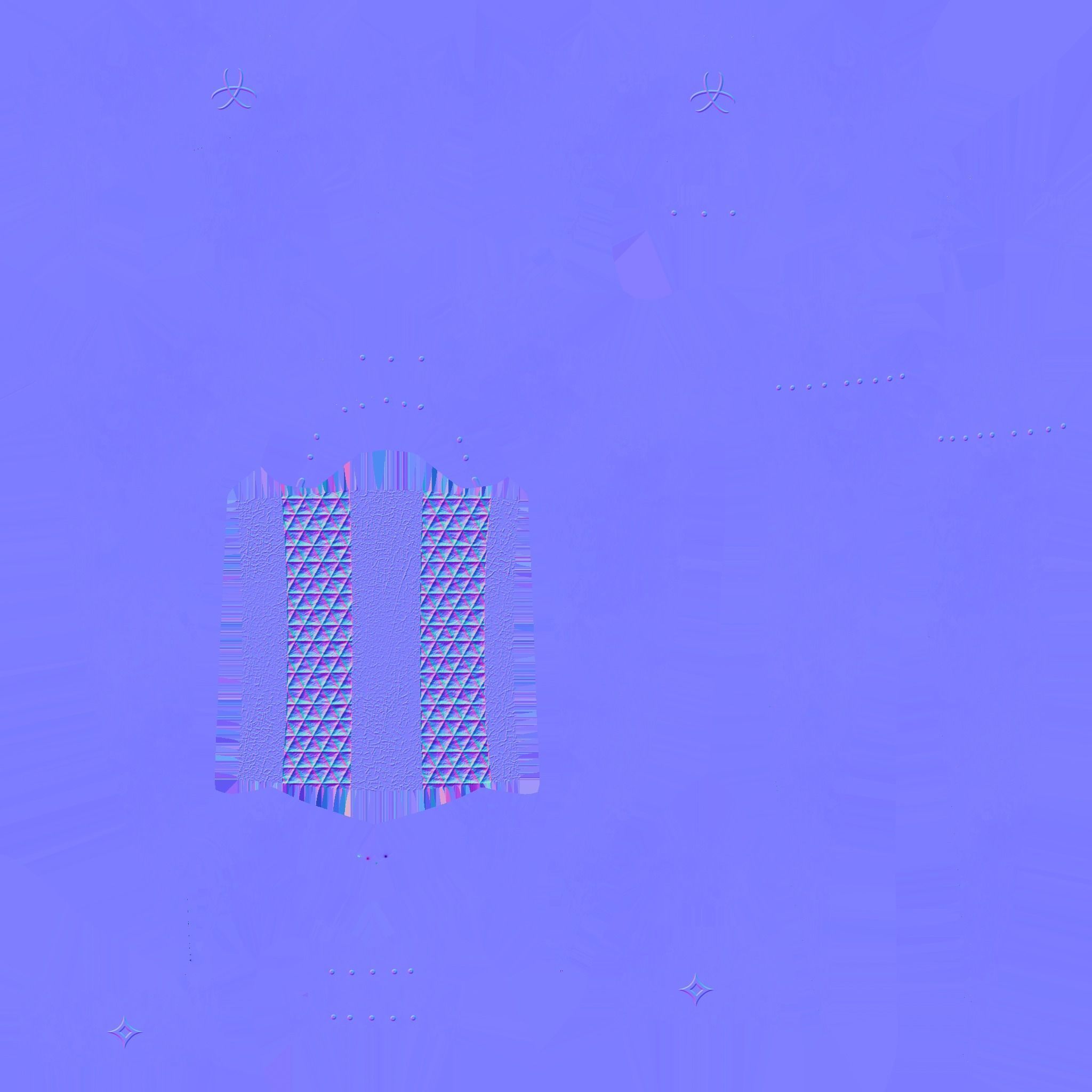 Medieval Dagger 06 Dark Red - Fantasy Character Weapon Low-poly 3D model_19