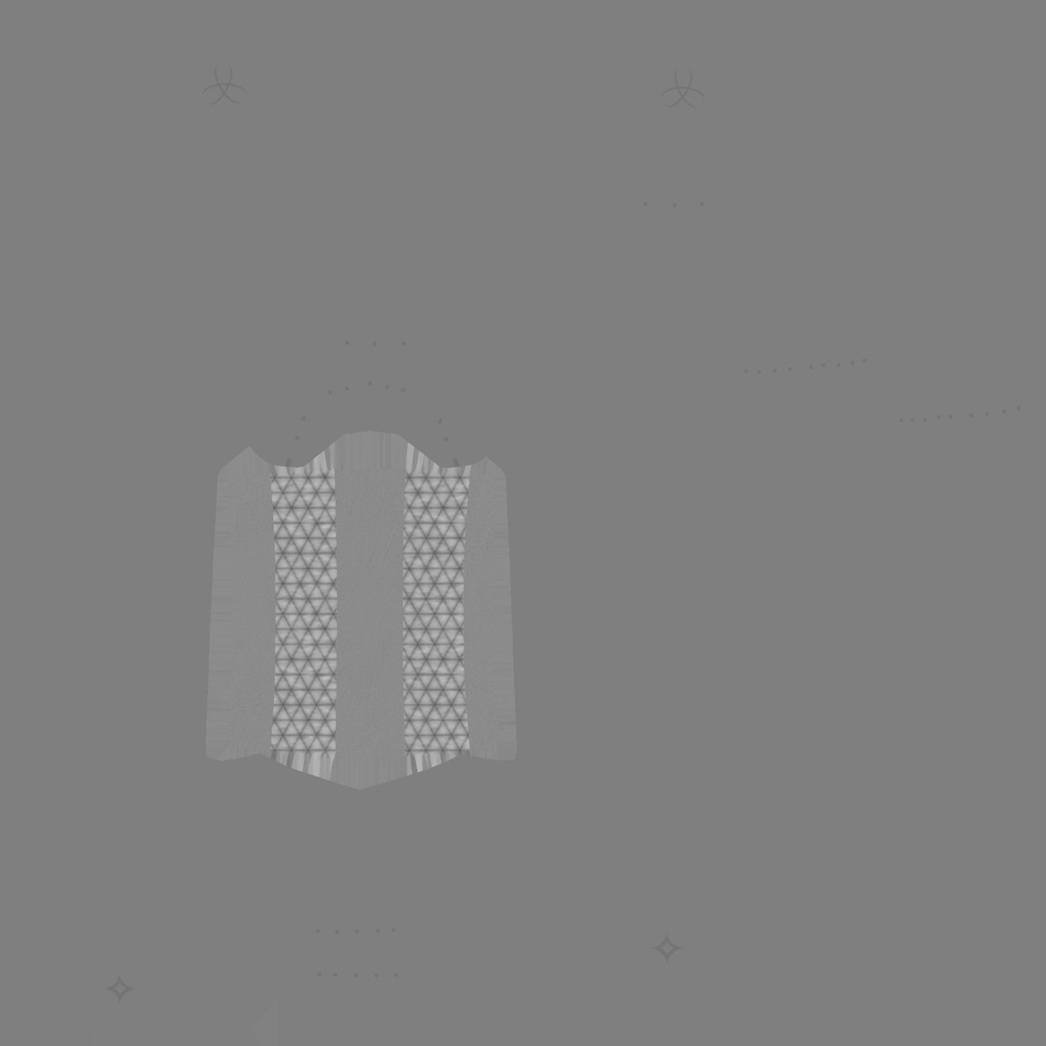 Medieval Dagger 06 Dark Red - Fantasy Character Weapon Low-poly 3D model_17