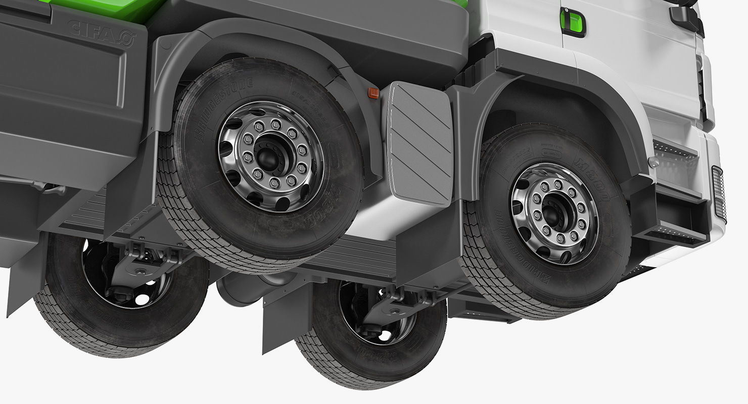 Energya E9 Truck Hybrid Mixer Rigged 3D model_15