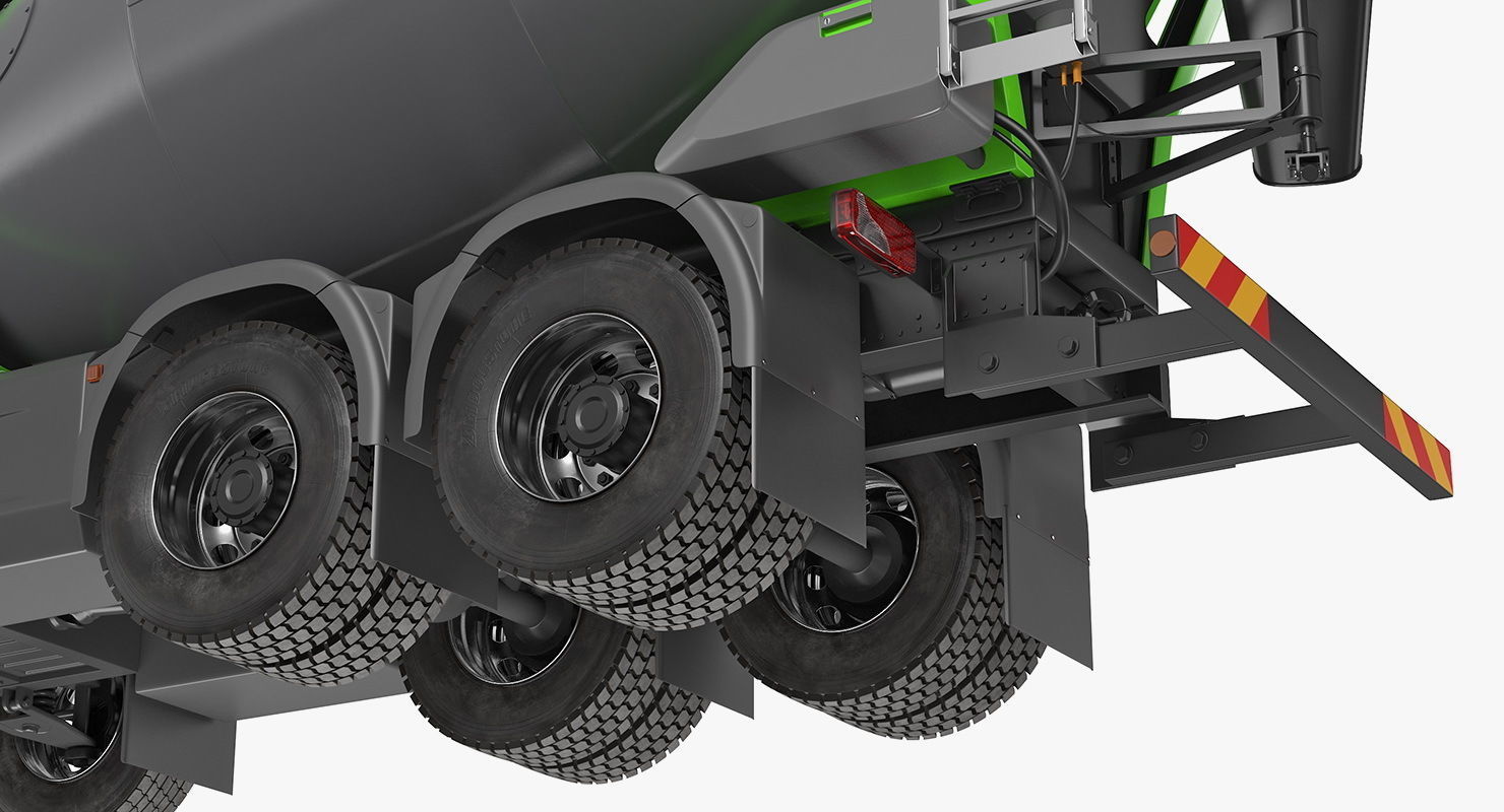 Energya E9 Truck Hybrid Mixer Rigged 3D model_14