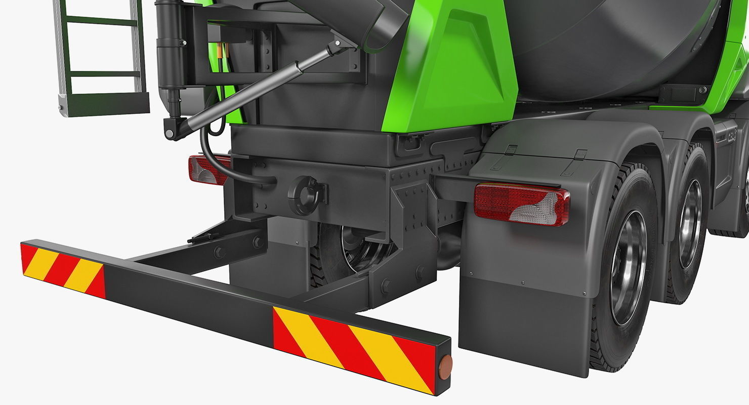 Energya E9 Truck Hybrid Mixer Rigged 3D model_16