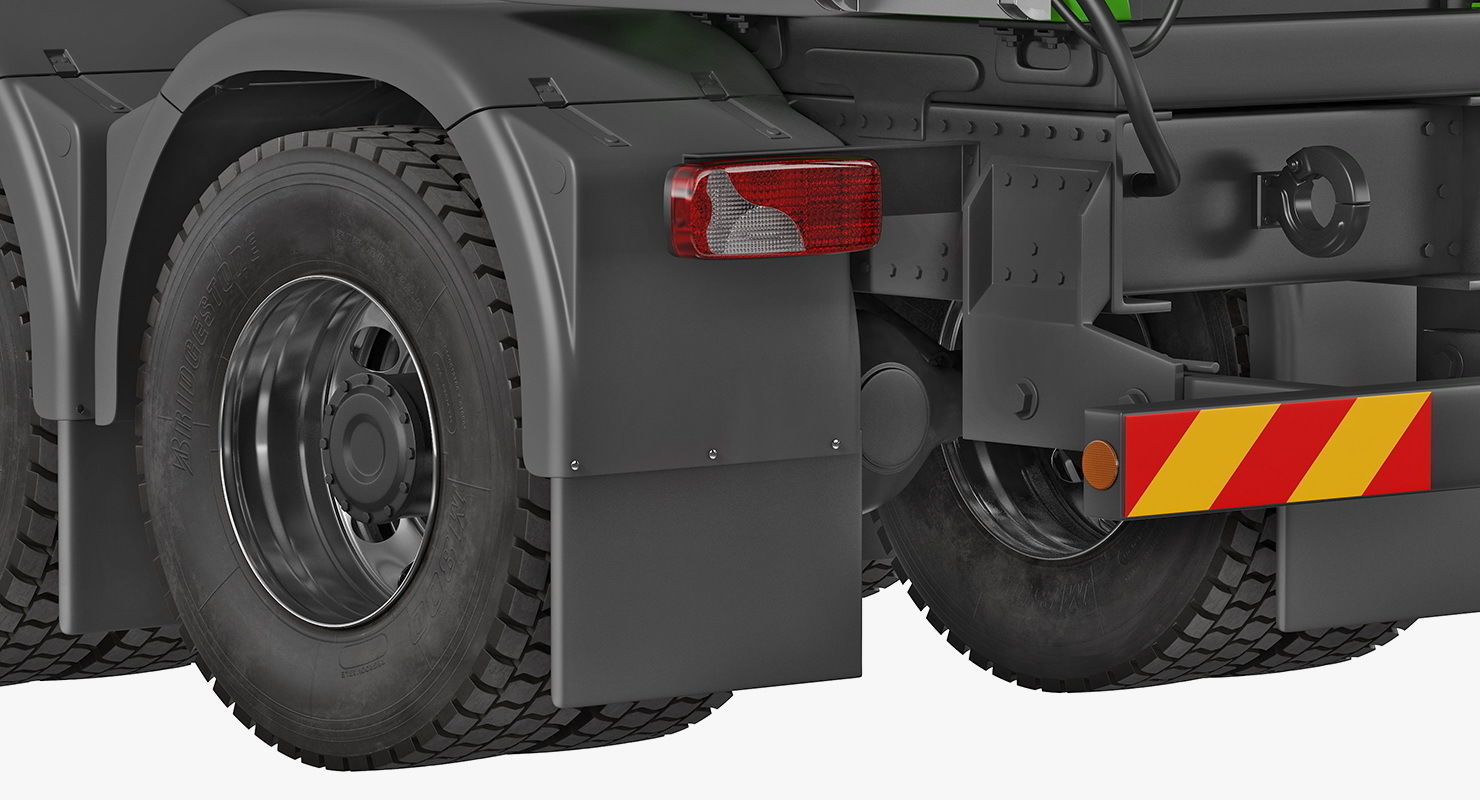 Energya E9 Truck Hybrid Mixer Rigged 3D model_17