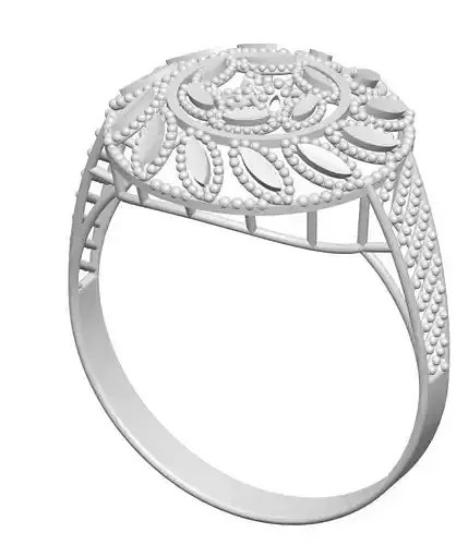 Ring 1 with diamonds