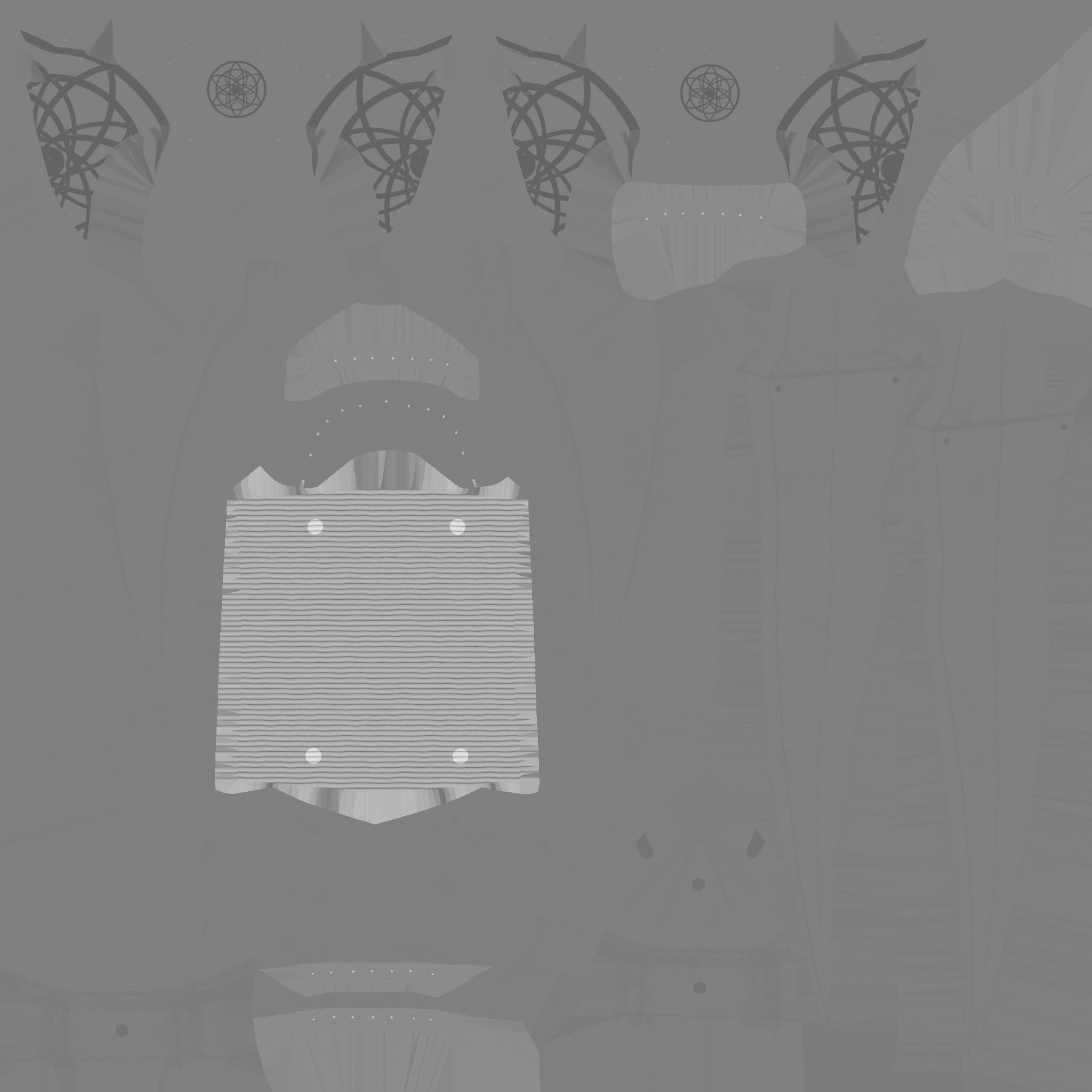 Medieval Dagger 07 Red Elemental - Fantasy Character Weapon Low-poly 3D model_18