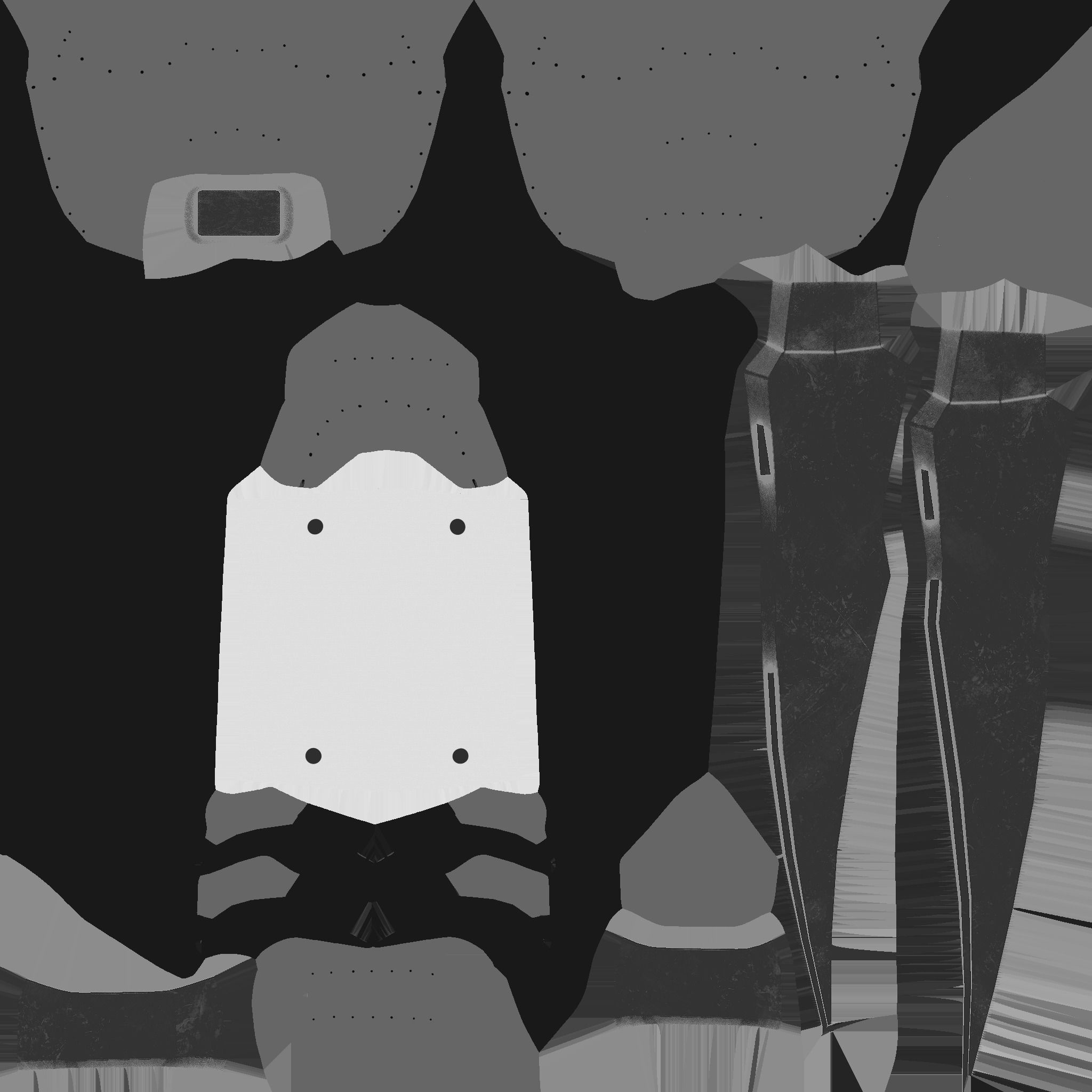 Medieval Dagger 07 Red Elemental - Fantasy Character Weapon Low-poly 3D model_16