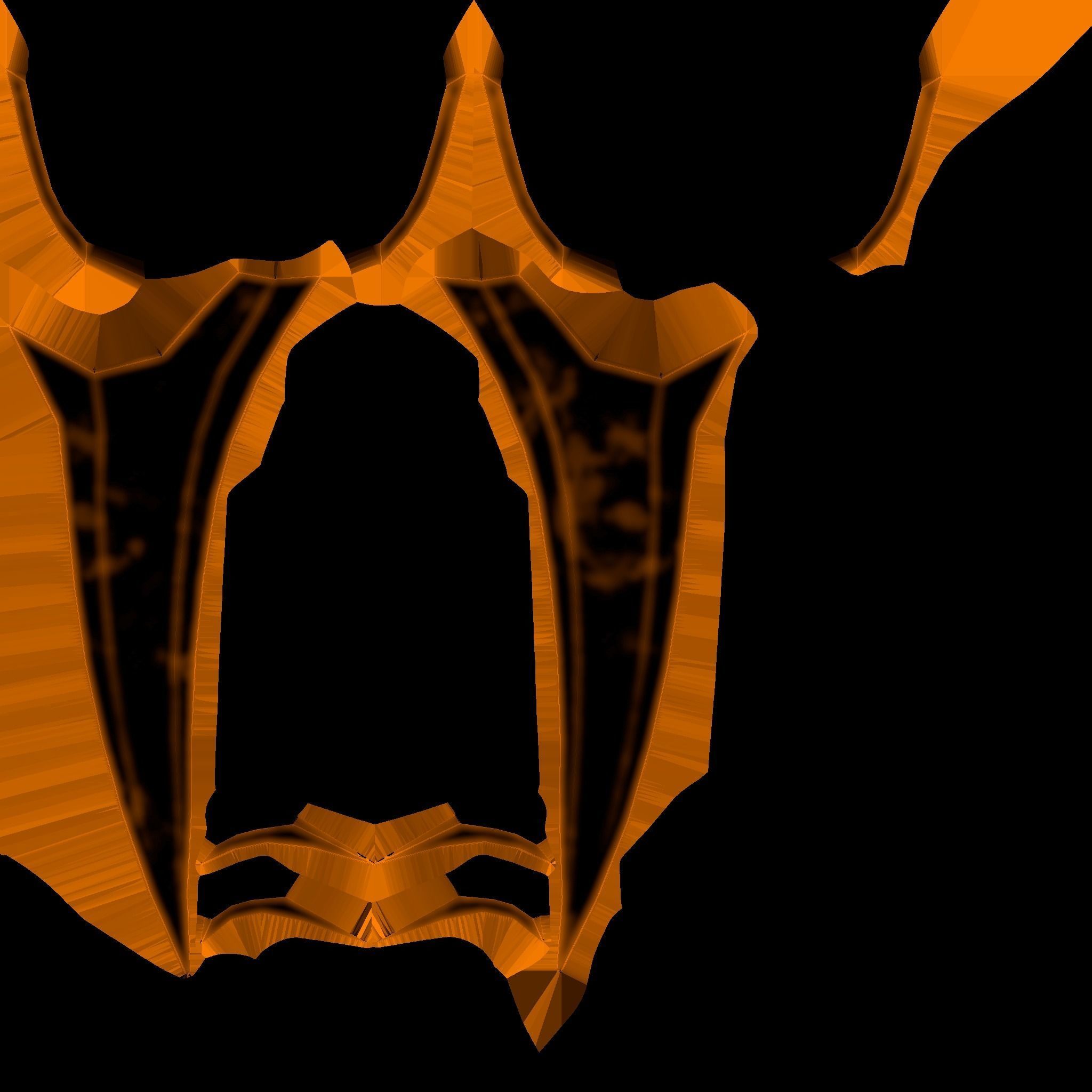 Medieval Dagger 07 Red Elemental - Fantasy Character Weapon Low-poly 3D model_15