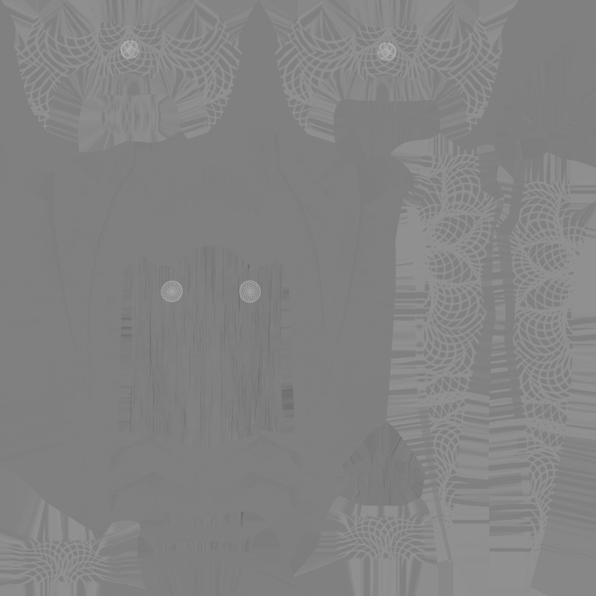 Medieval Dagger 08 Blue Elemental - Fantasy Character Weapon Low-poly 3D model_17