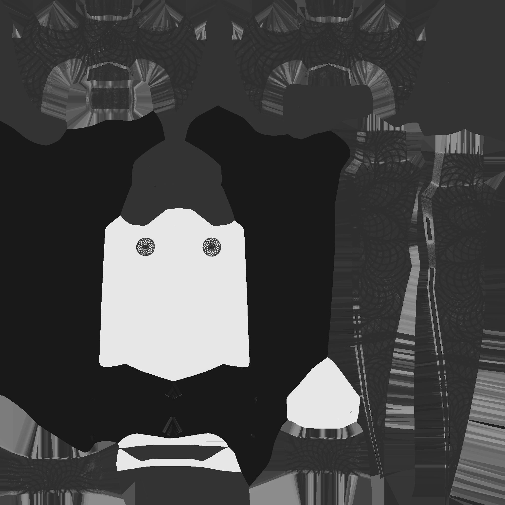 Medieval Dagger 08 Blue Elemental - Fantasy Character Weapon Low-poly 3D model_19