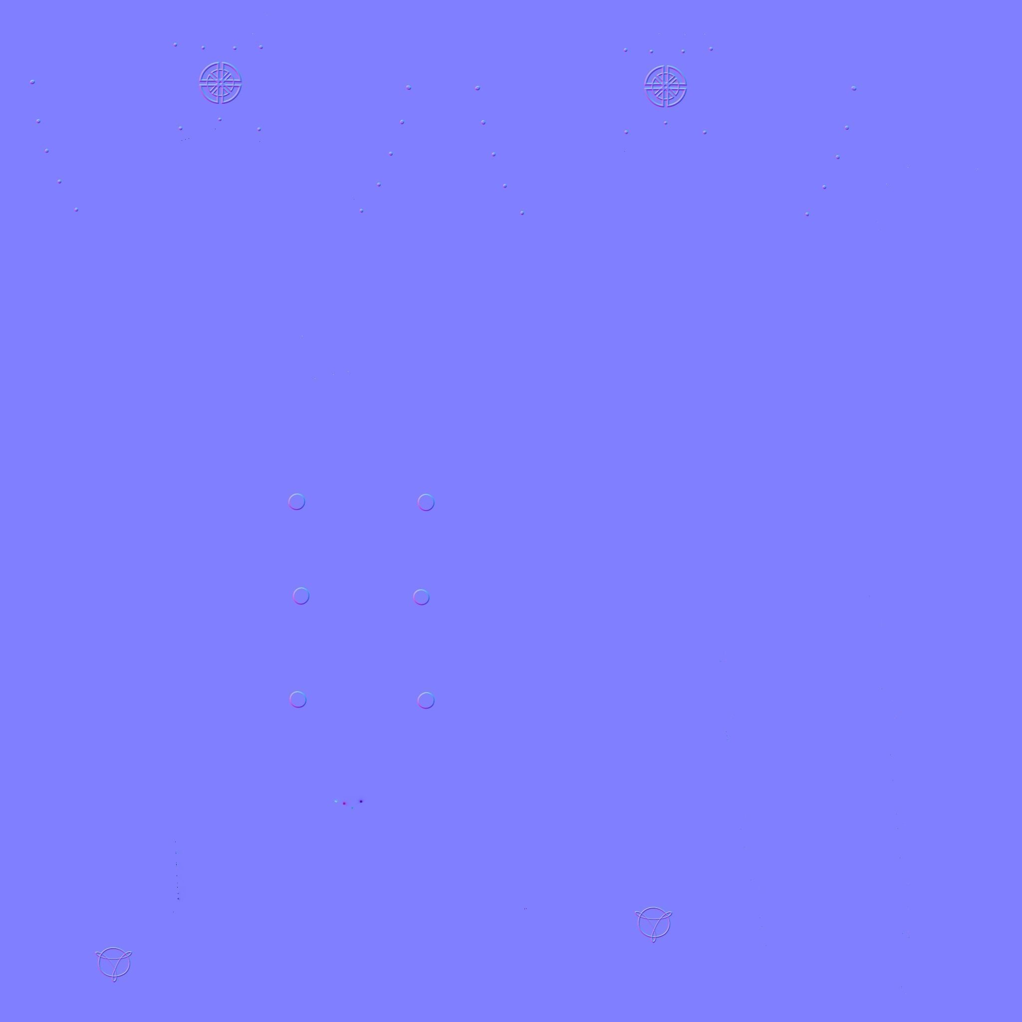 Medieval Dagger 09 Cartoon Purple - Fantasy Character Weapon Low-poly 3D model_18