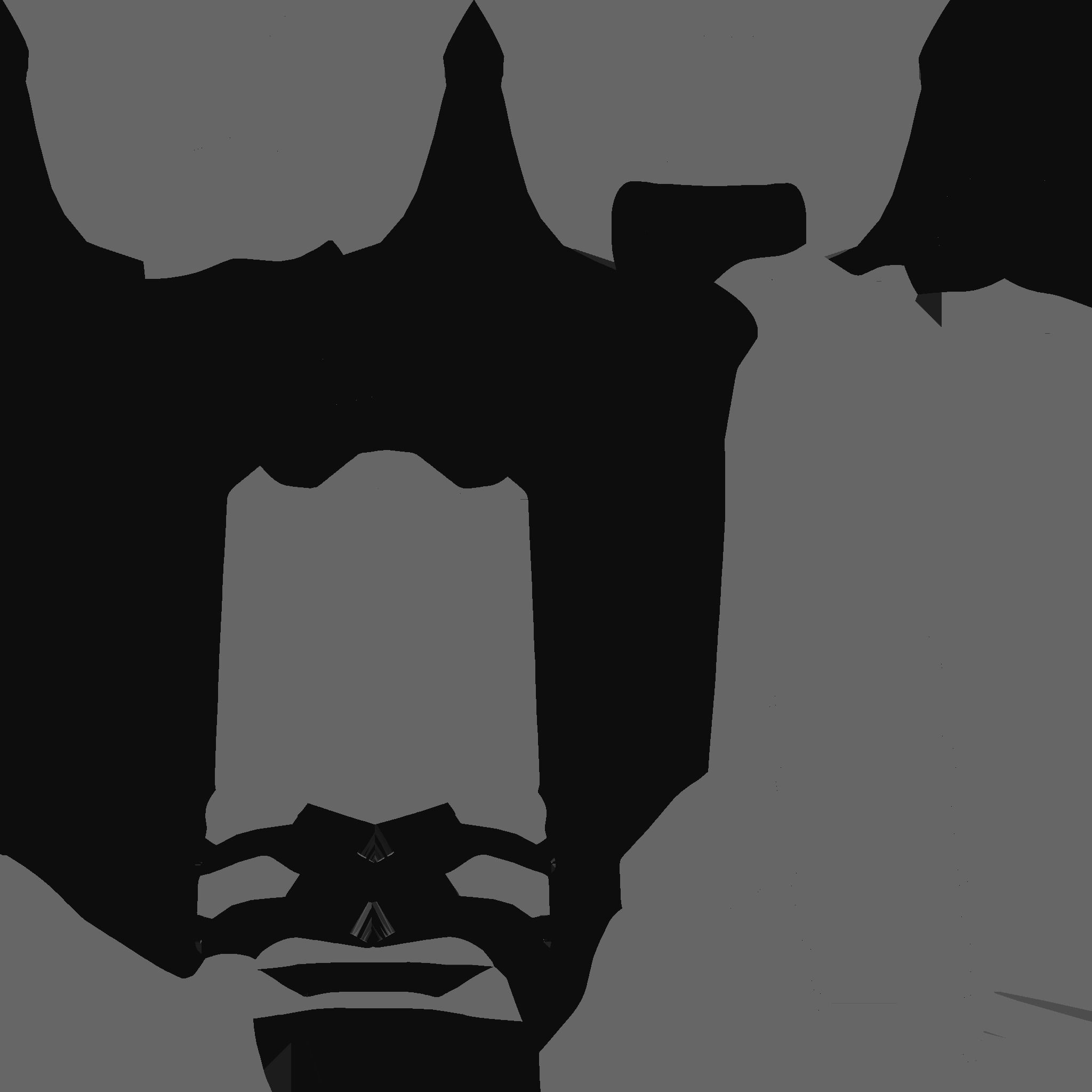 Medieval Dagger 10 Cartoon Blue - Fantasy Character Weapon Low-poly 3D model_19