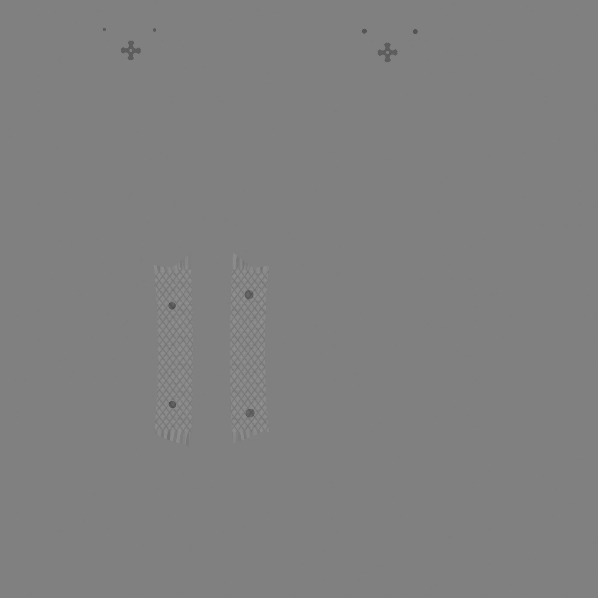 Medieval Dagger 10 Cartoon Blue - Fantasy Character Weapon Low-poly 3D model_16