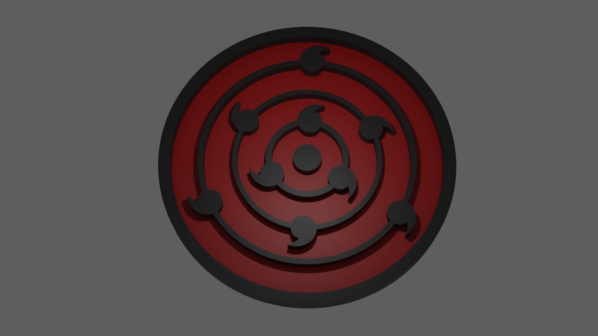 Rinne sharingan 3D print model_1