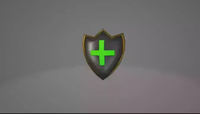 AutoRoyale Buff Defend Low-poly 3D model