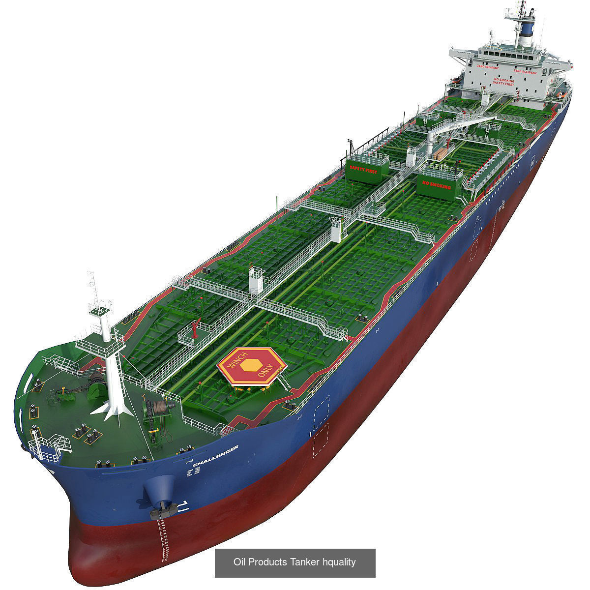 Tankers 4 colors 3D Model Collection_3