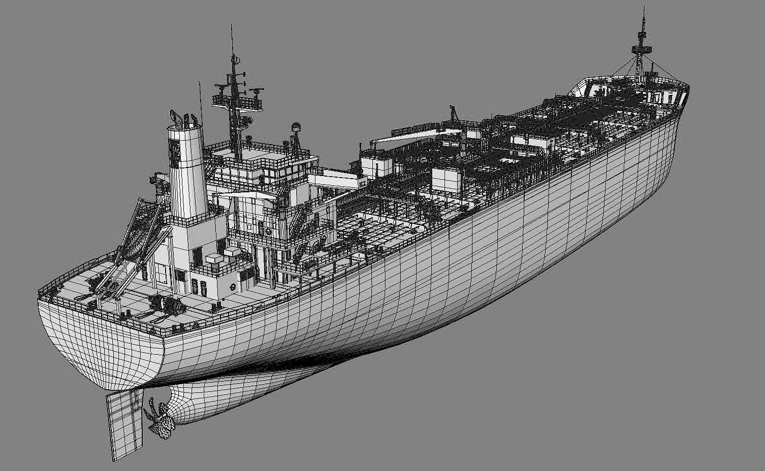 Tankers 4 colors 3D Model Collection_5