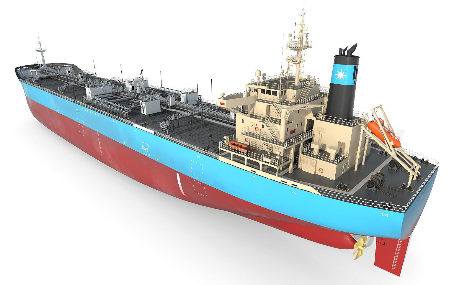 Tankers 4 colors 3D Model Collection_9