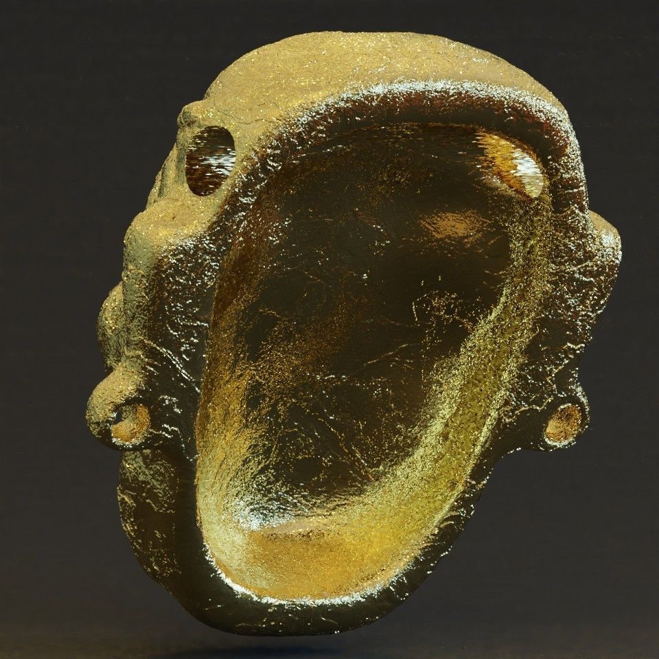 tlaloc mask prehispanic pendant 3D print model_3