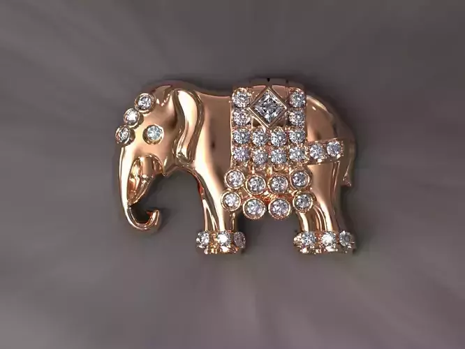 Elephant pendant 
