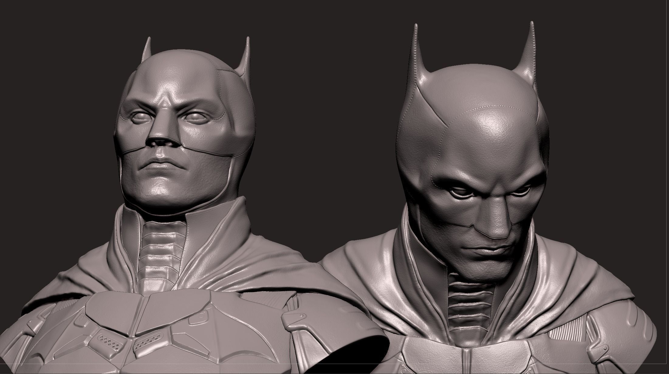 Batman Bust-Robert Pattinson 3D print model_11