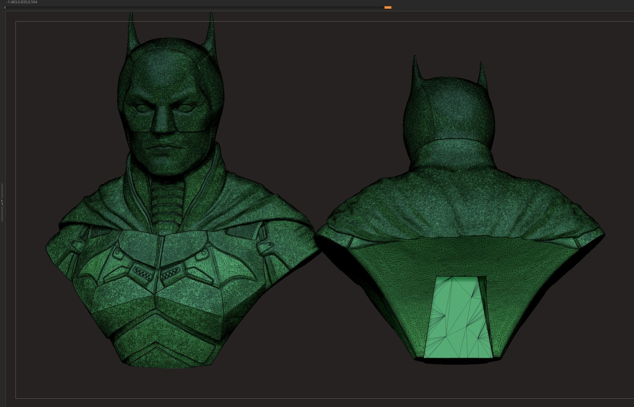 Batman Bust-Robert Pattinson 3D print model_16