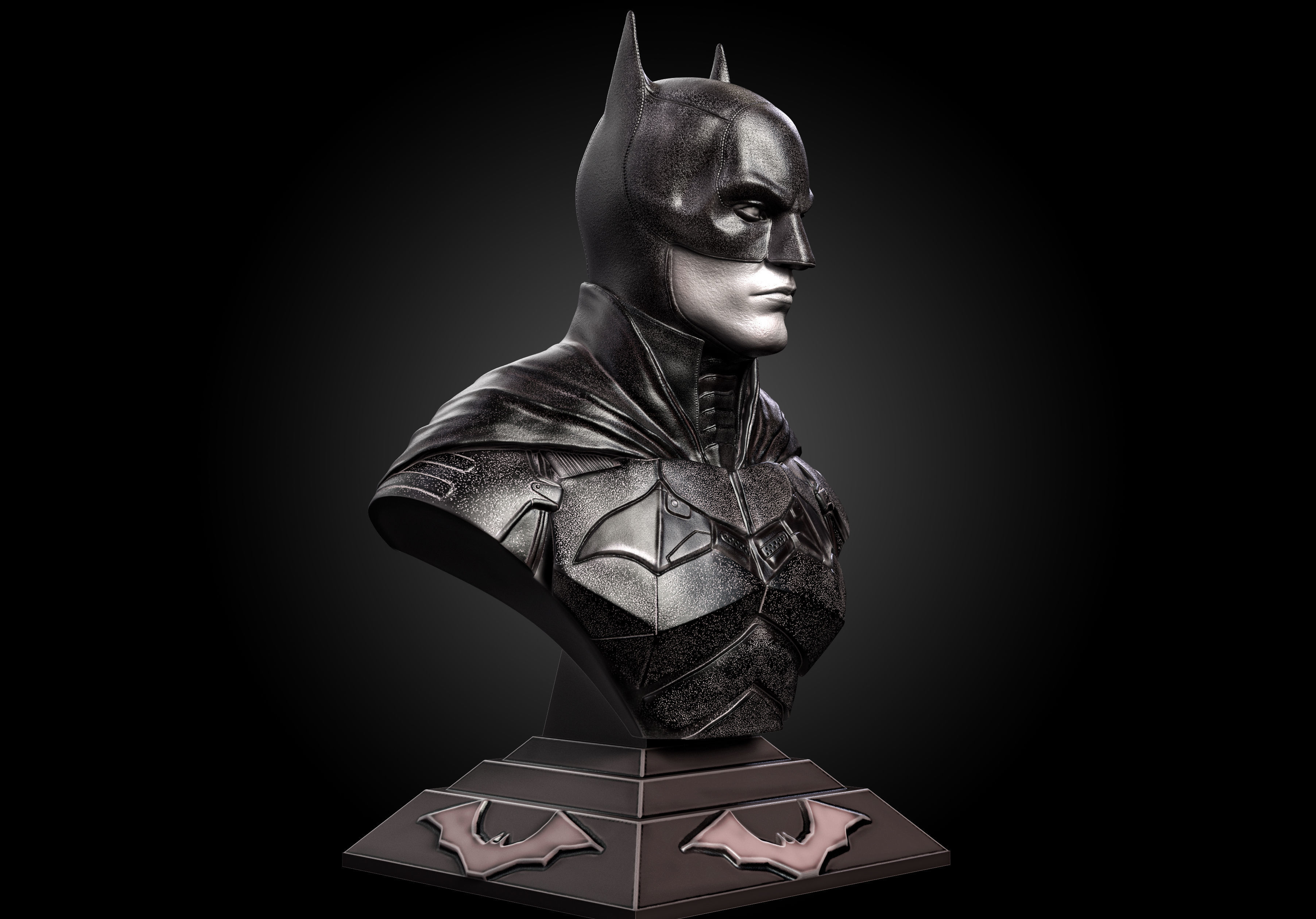 Batman Bust-Robert Pattinson 3D print model_3