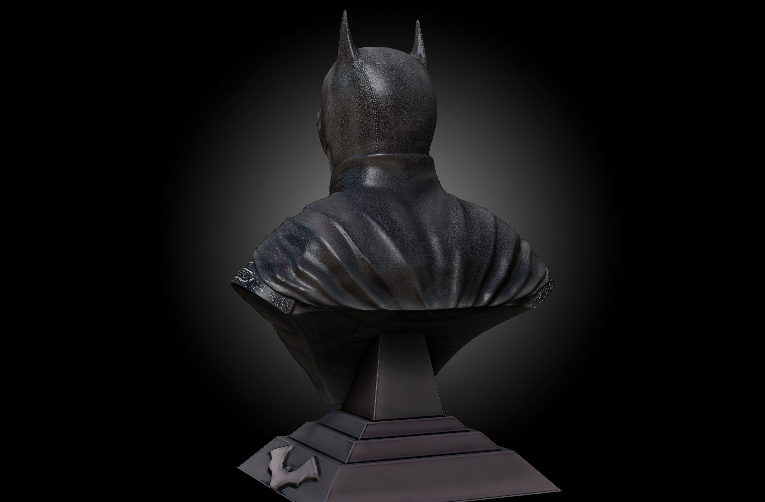 Batman Bust-Robert Pattinson 3D print model_5
