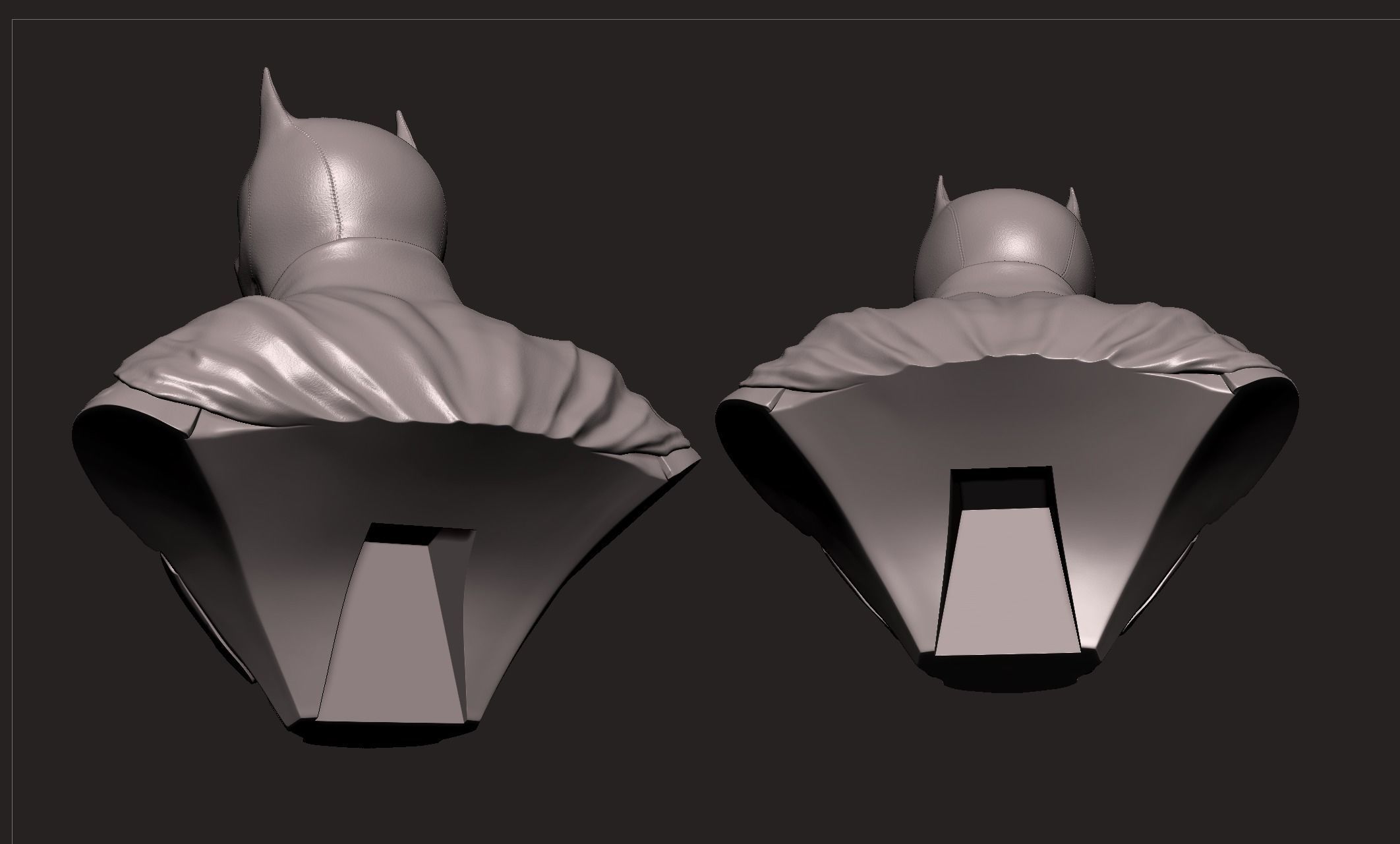 Batman Bust-Robert Pattinson 3D print model_14