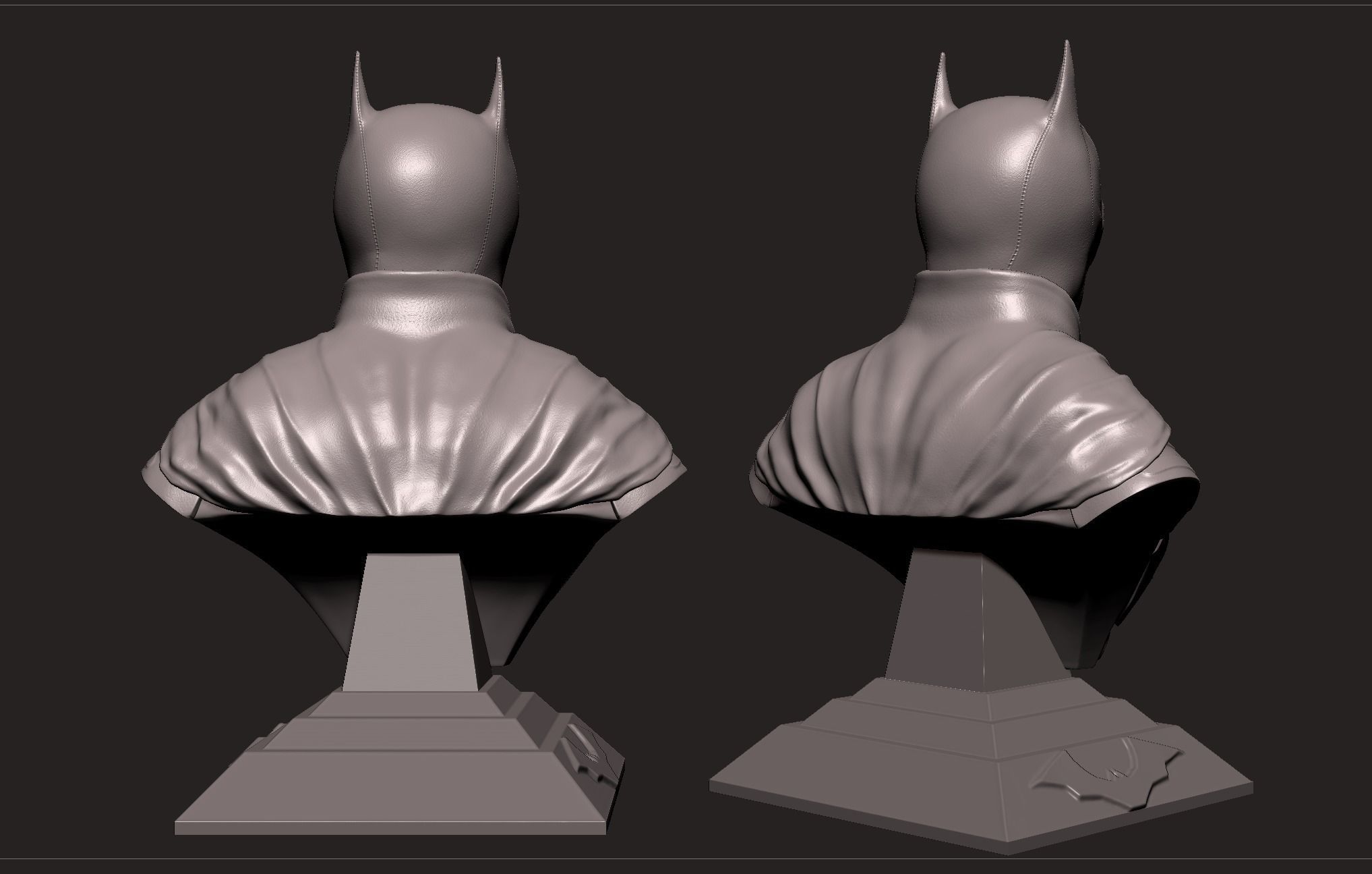 Batman Bust-Robert Pattinson 3D print model_8
