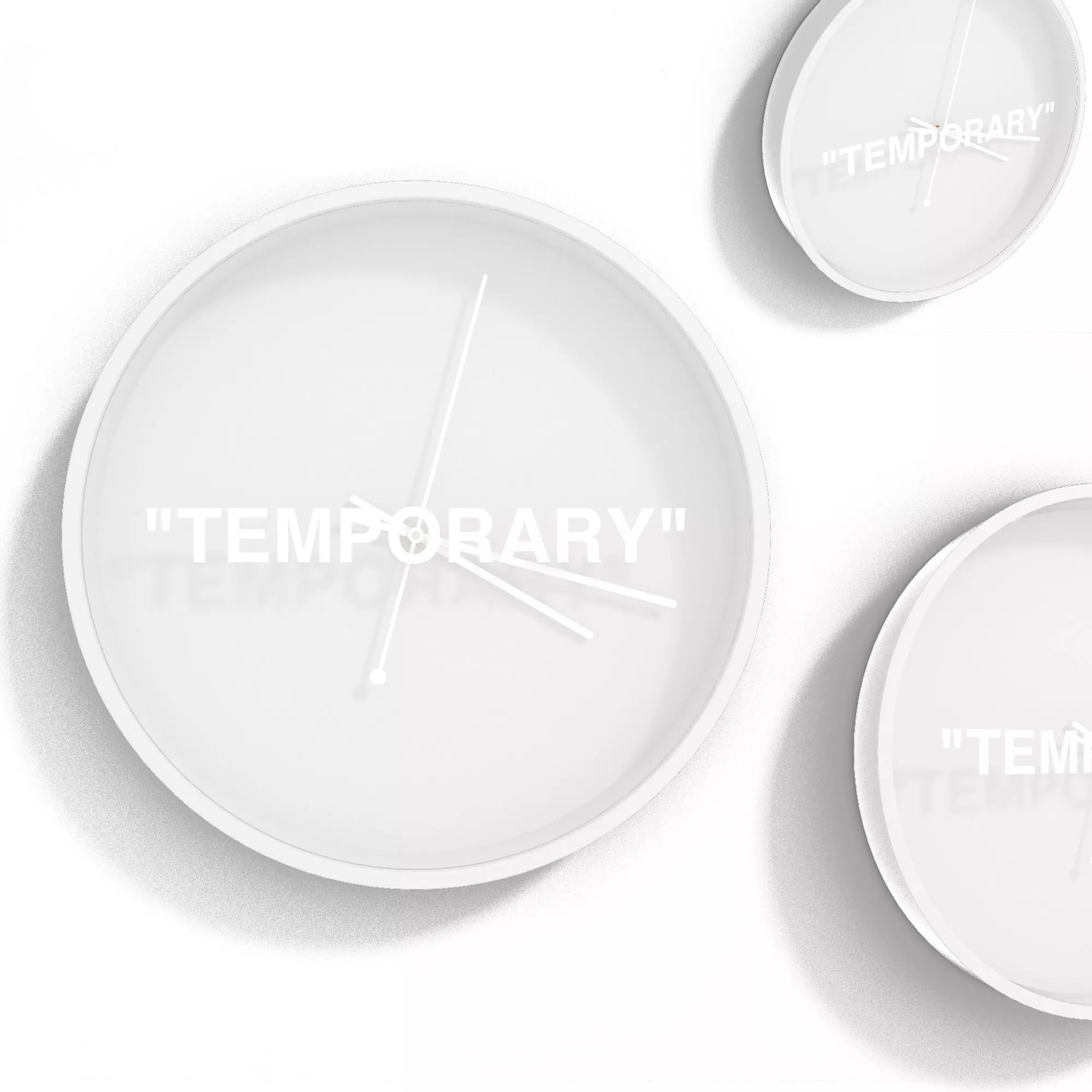 Virgil Abloh x IKEA MARKERAD TEMPORARY Wall Clock  3D model_0