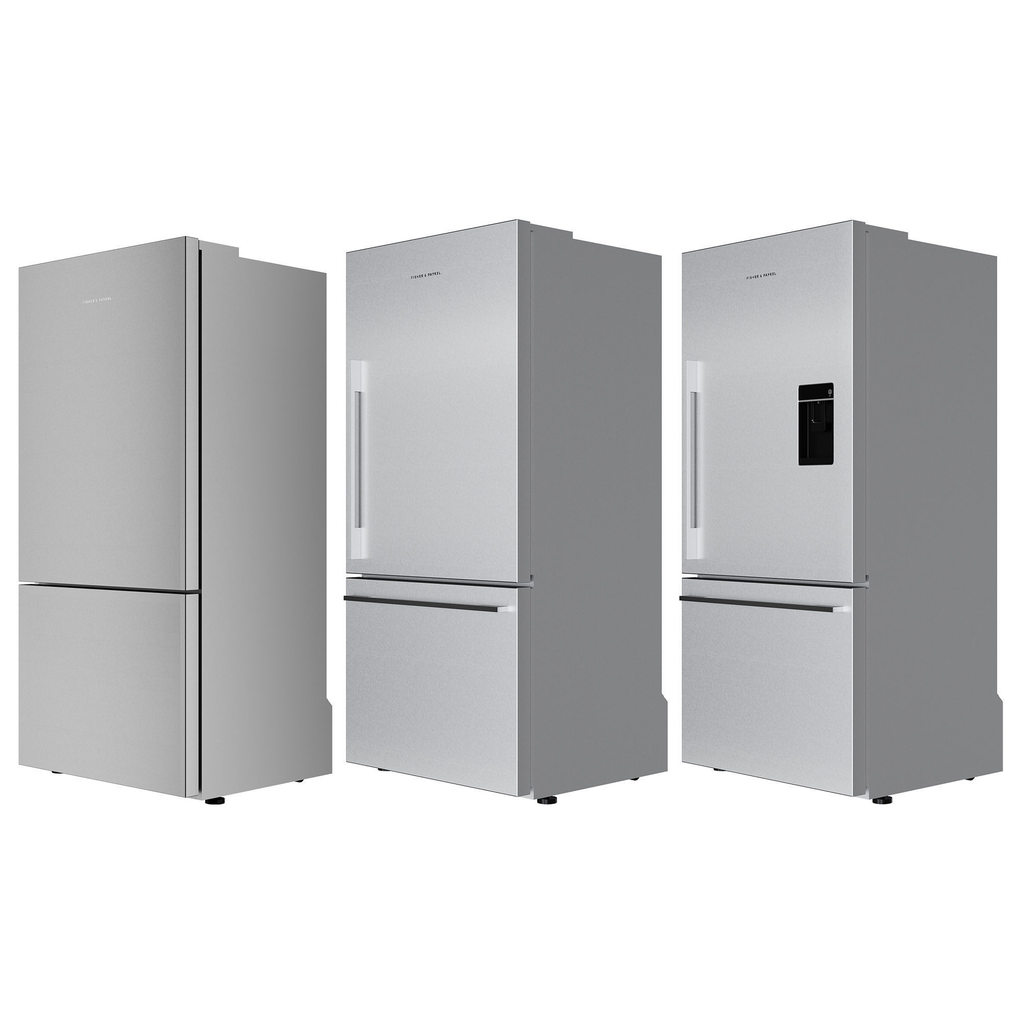 Refrigerators Fisher Paykel Set 1 3D model_1