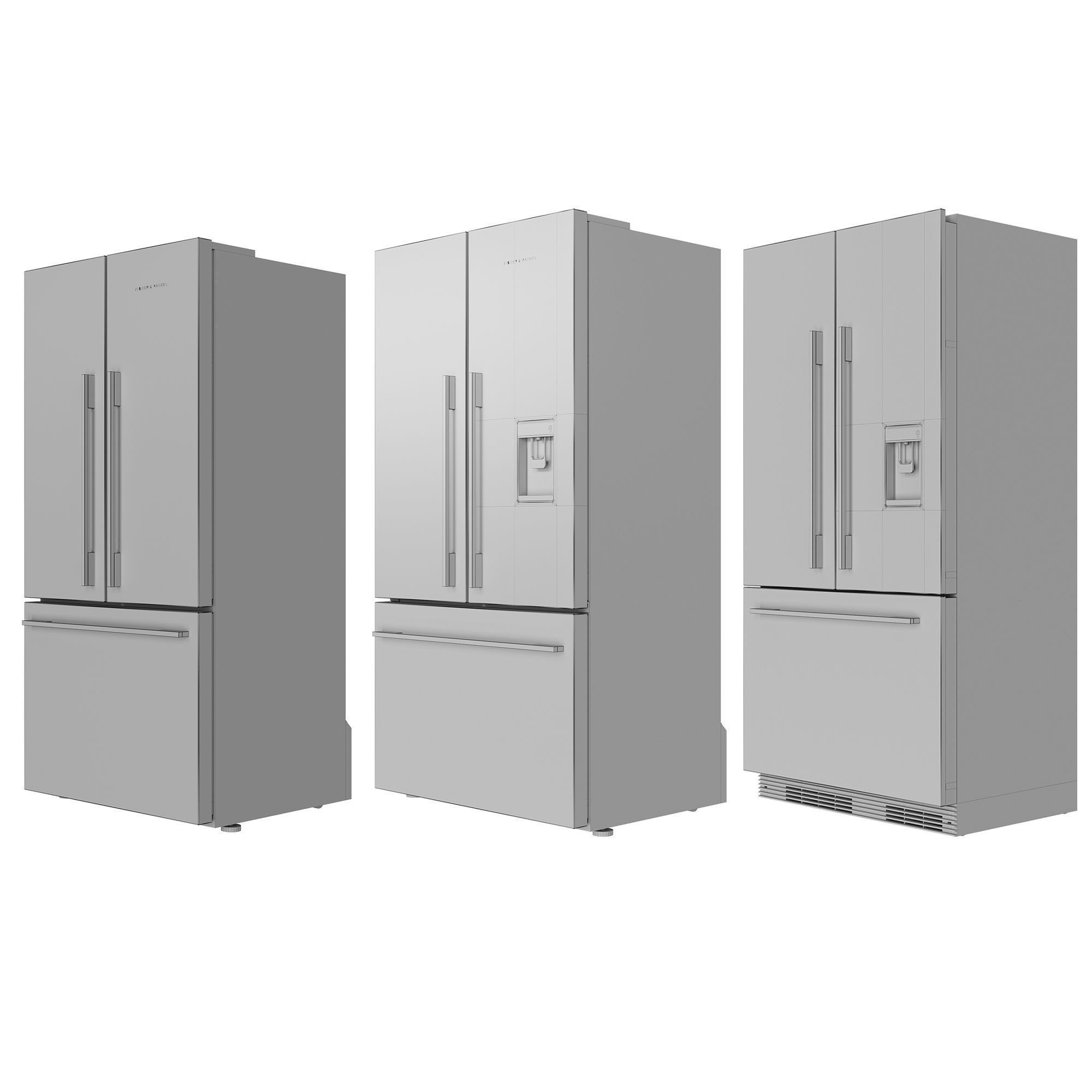 Refrigerators Fisher Paykel Set 2 3D model_3