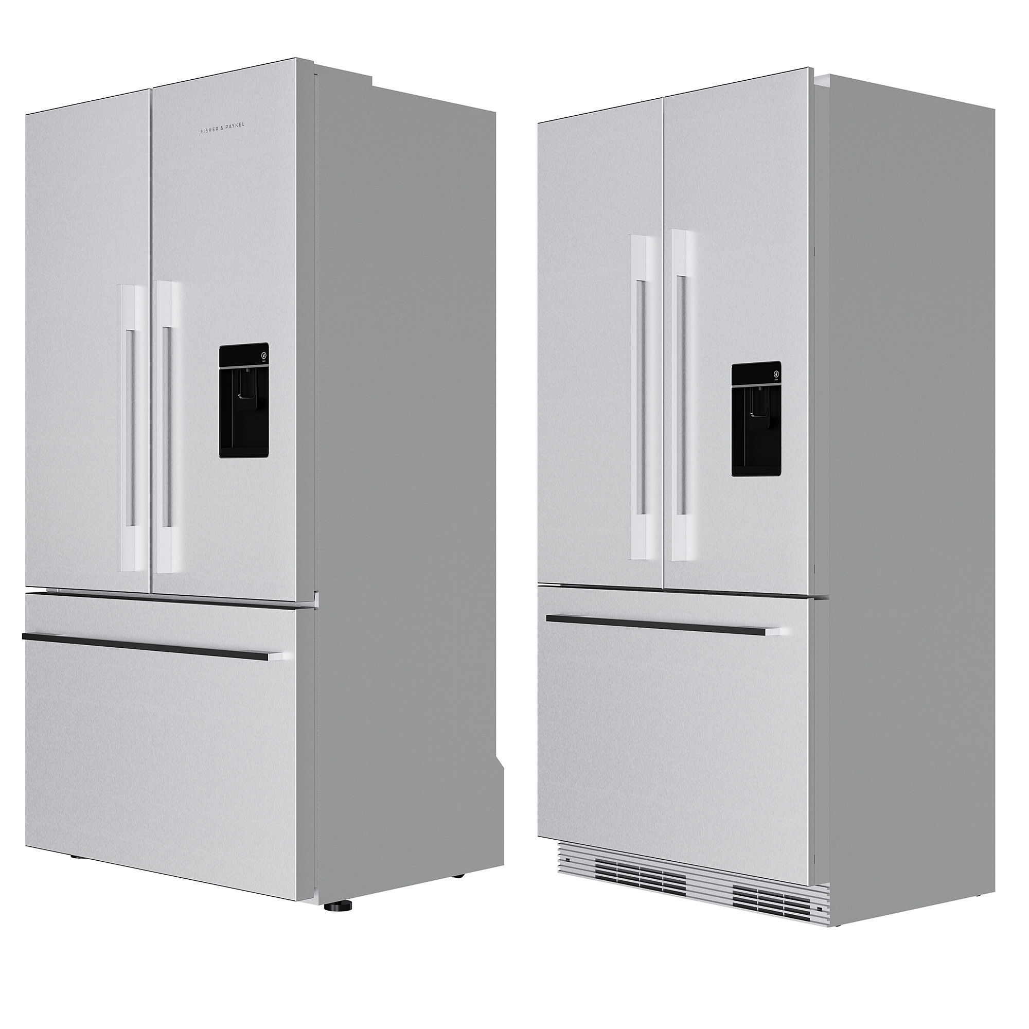 Refrigerators Fisher Paykel Set 2 3D model_2