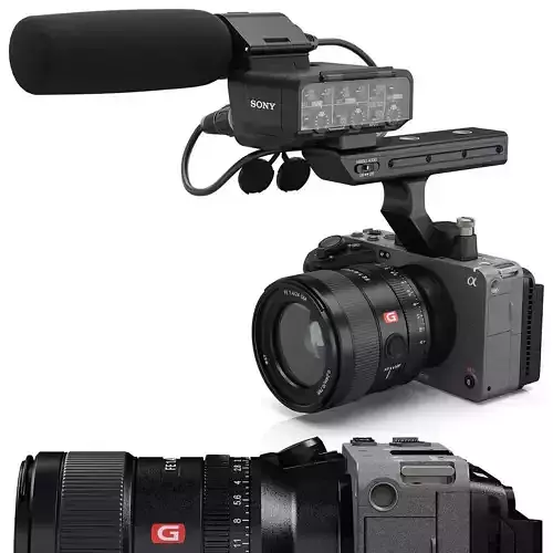 Sony FX3 Cinema Line 3D model