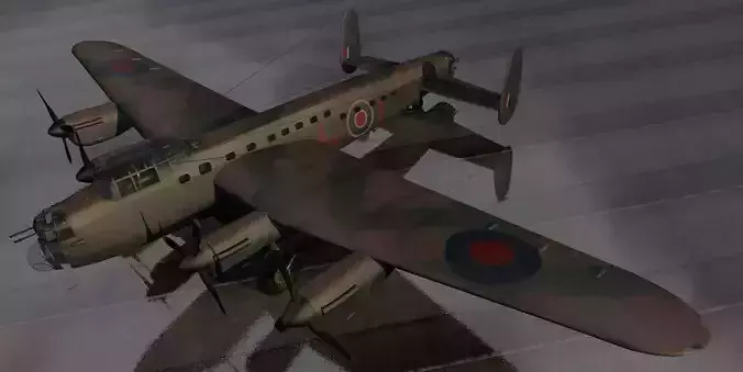 Avro Lancester B Mk-3 Special - Dambuster 3D model