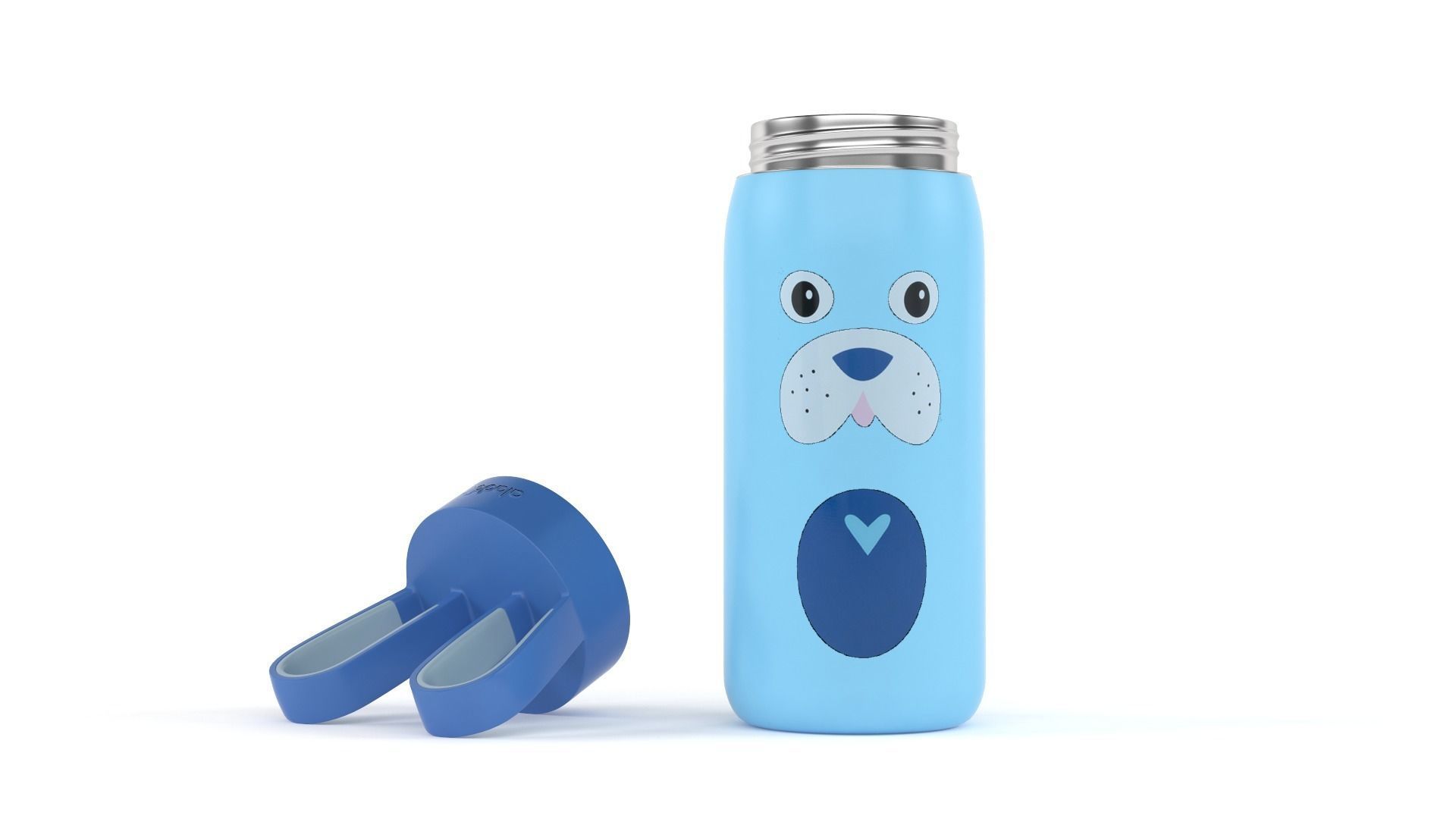 Water Bottle 3D model_3