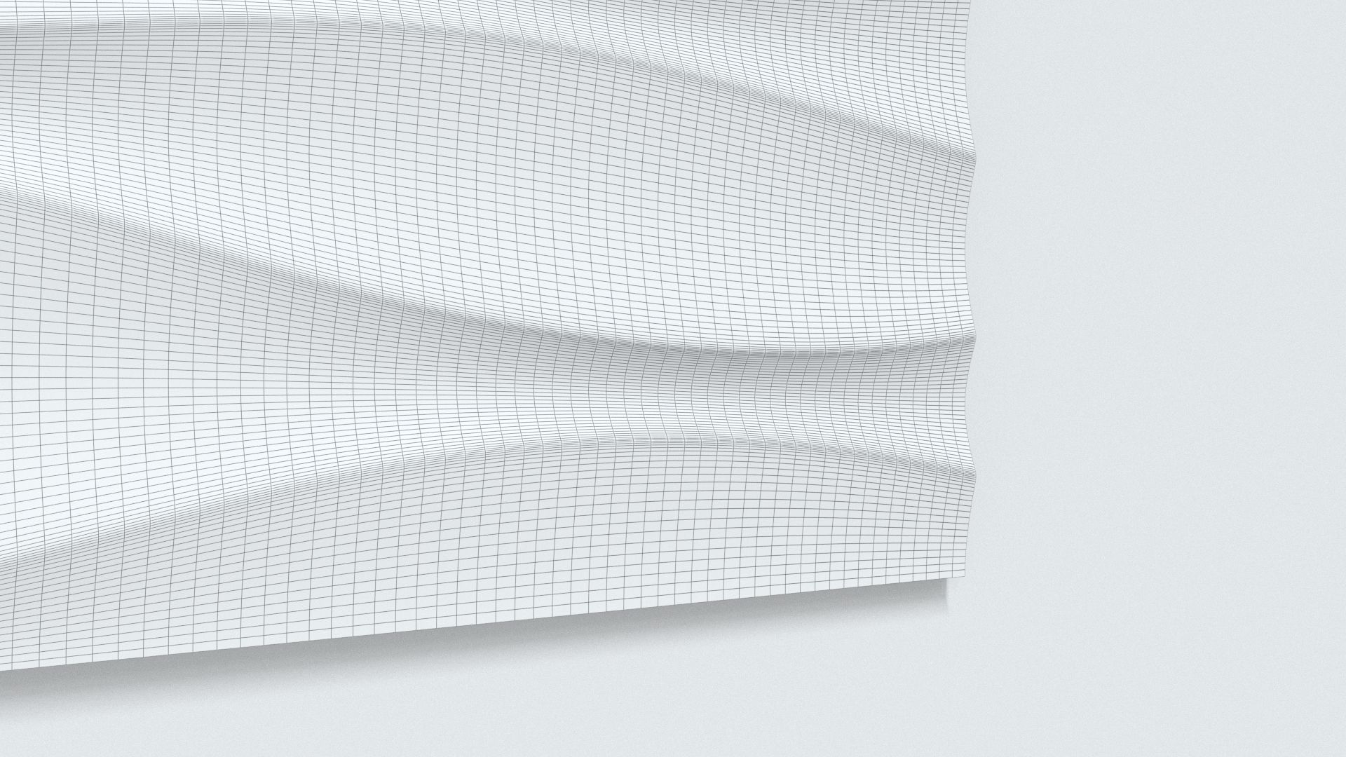 Decorative seamless Wall Panel Waves 3D print model_6