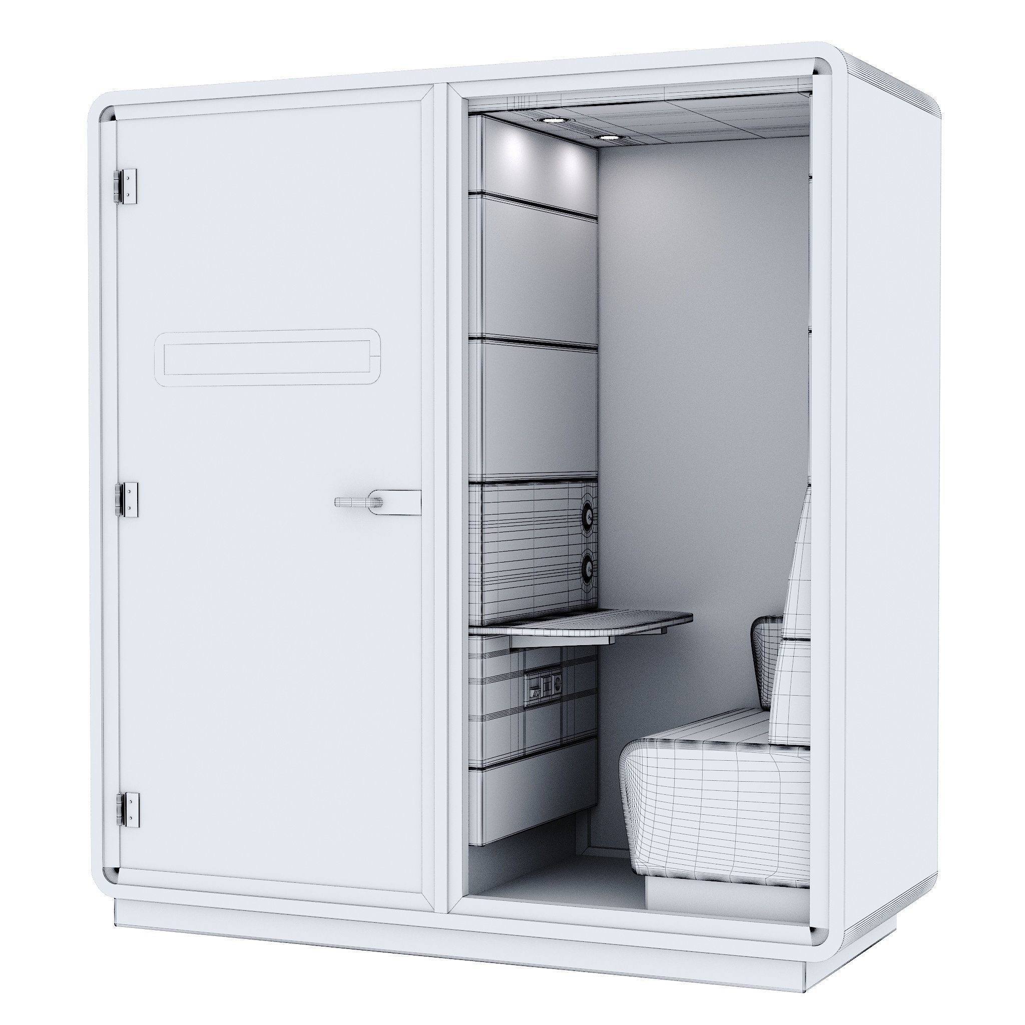 Mikomax Smart Office HUSH TWIN 3D model_4