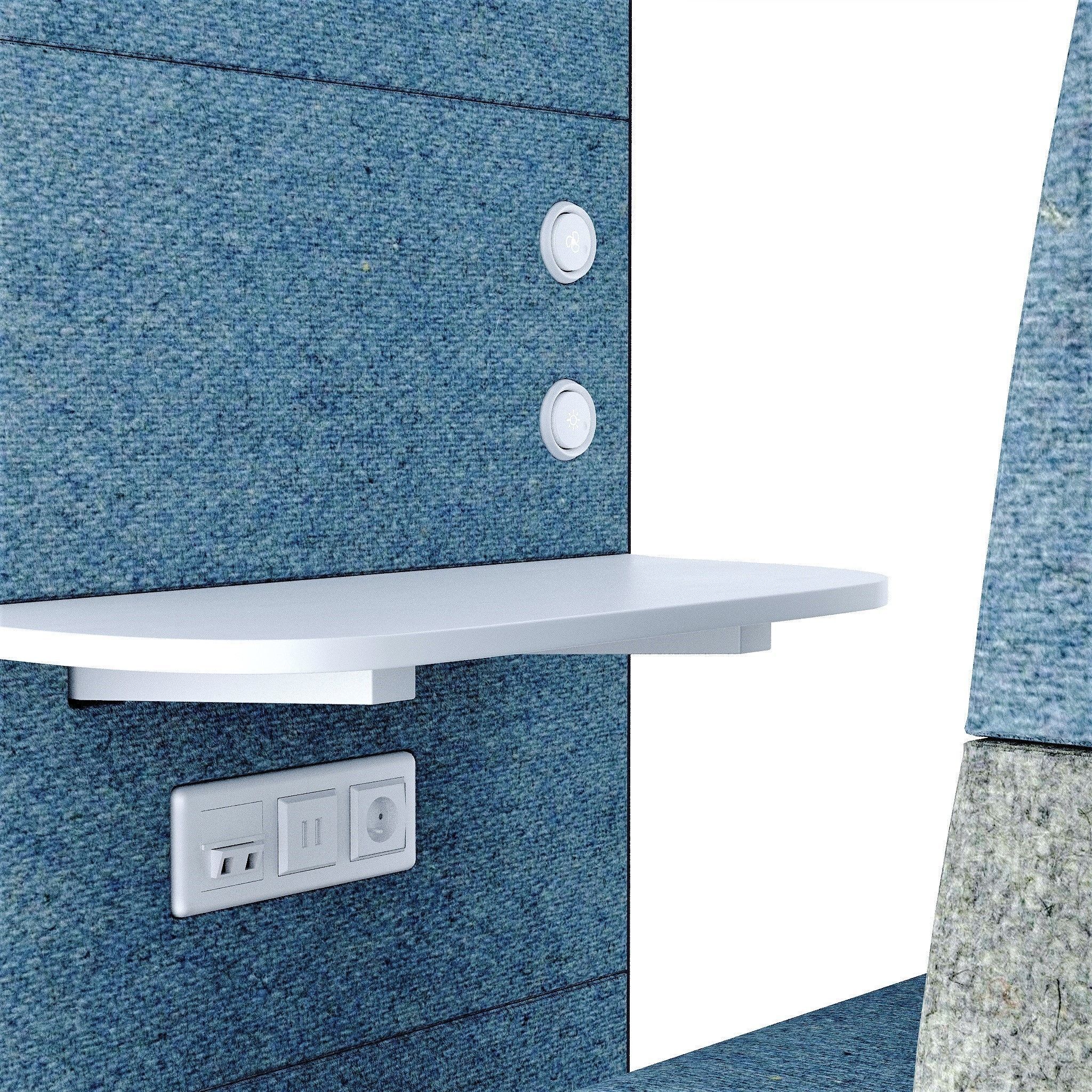 Mikomax Smart Office HUSH TWIN 3D model_2