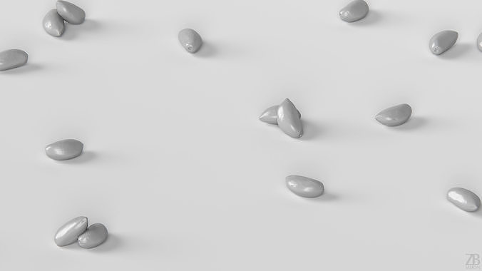 Pistachio 3D model 4