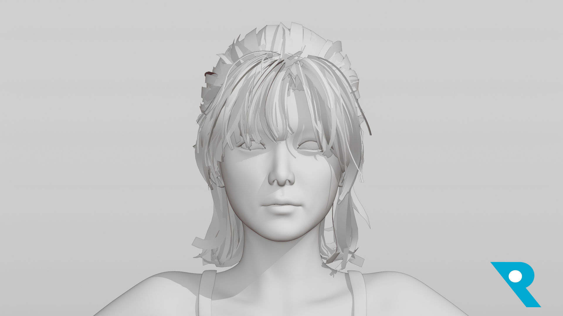 Realistic Female Character - Ching 3D model_14