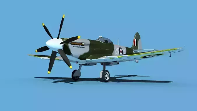 Supermarine Spitfire Mk XXIII V02 RAF 3D model