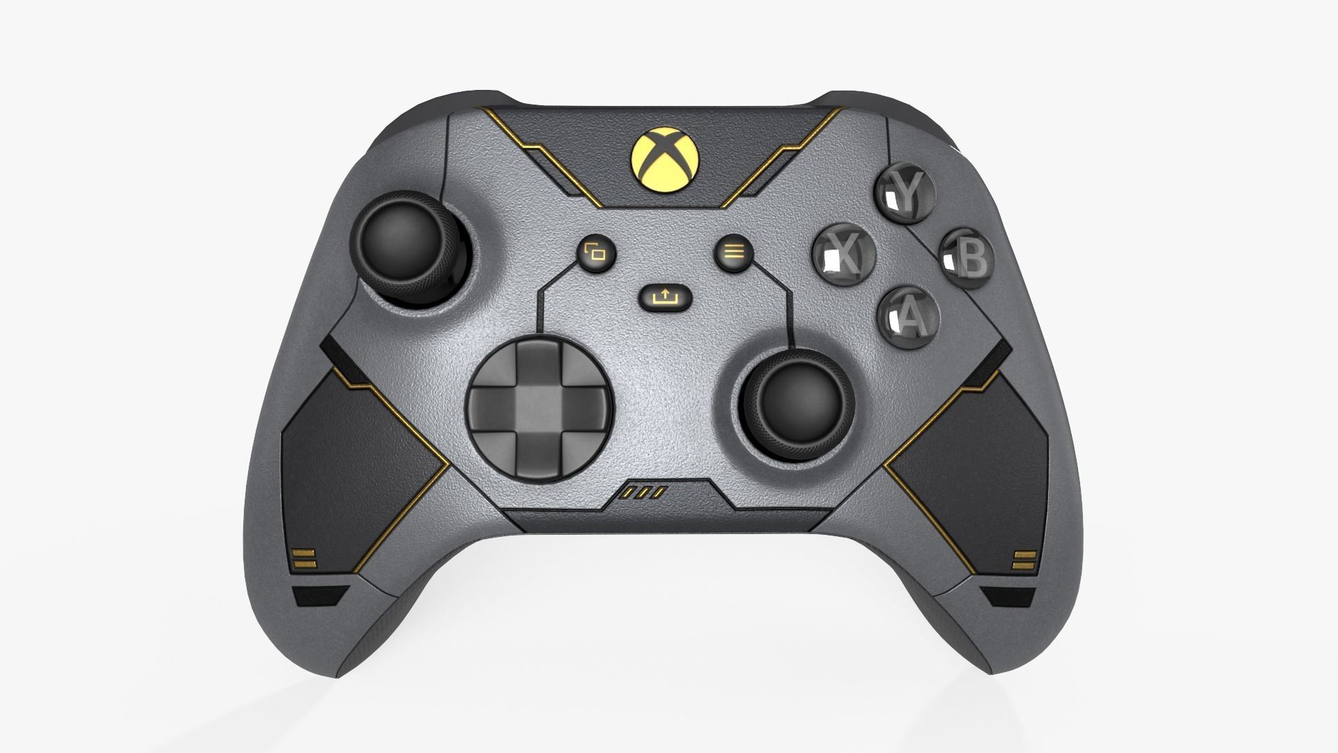 Xbox Series X Halo infinite Limited Edition Low-poly 3D model_11