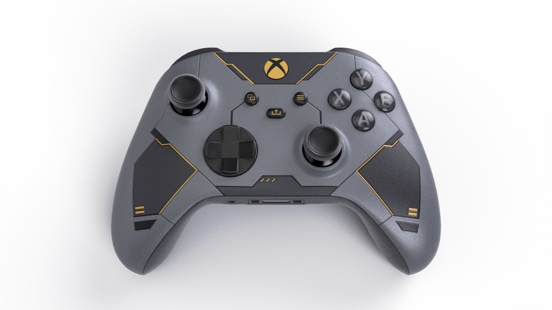 Xbox Series X Halo infinite Limited Edition Low-poly 3D model_6