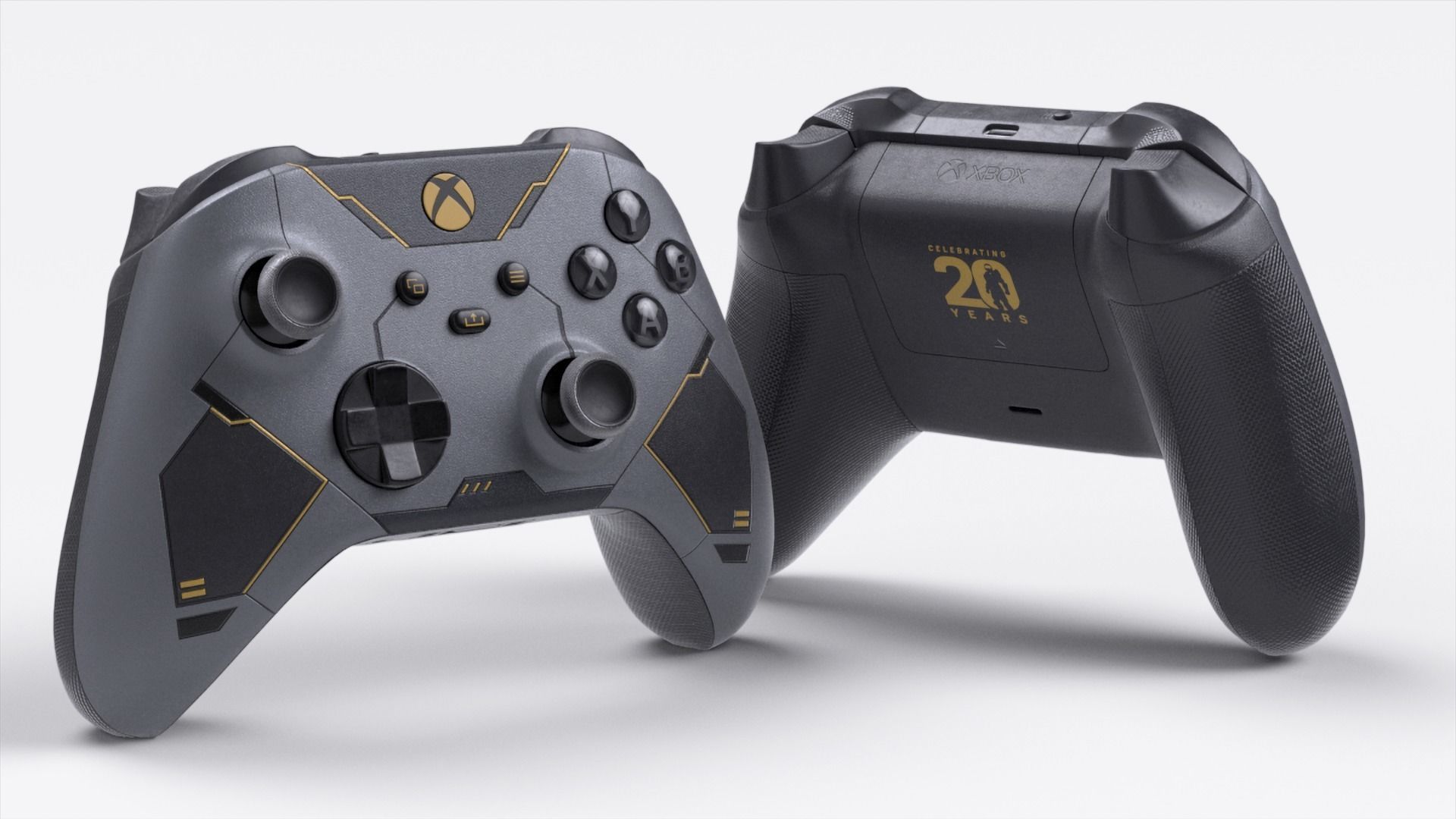 Xbox Series X Halo infinite Limited Edition Low-poly 3D model_7