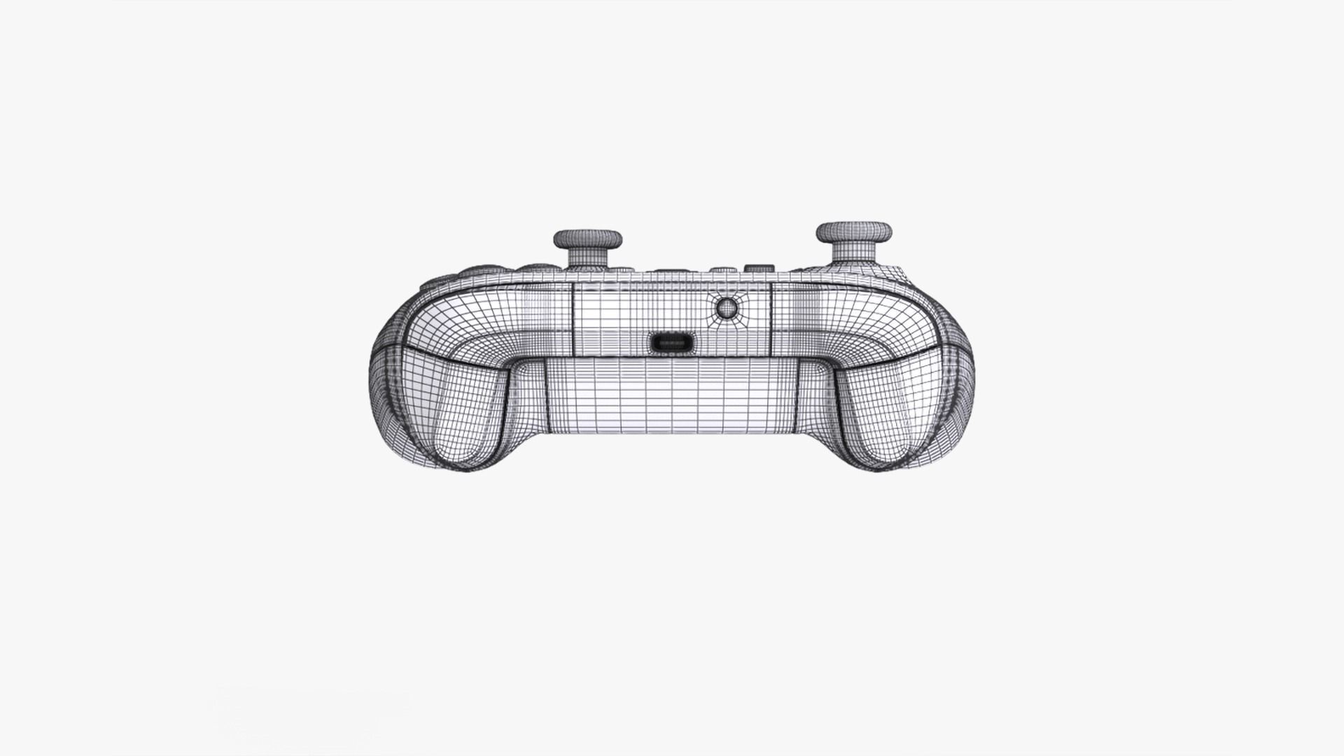 Xbox Series X Halo infinite Limited Edition Low-poly 3D model_15